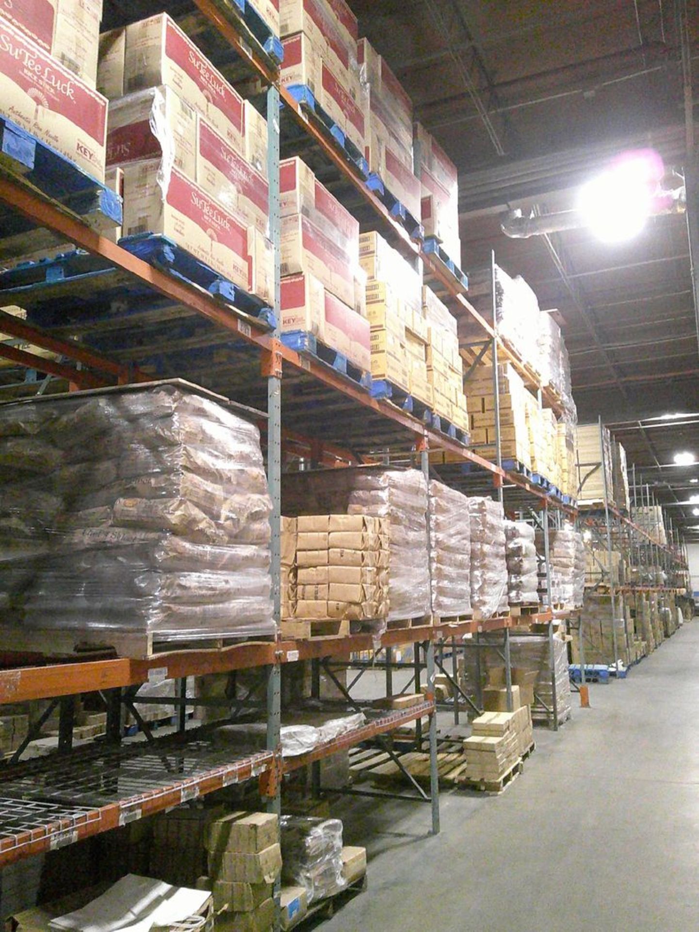 Sections of Interlake 42" x 8' x 19' Bolted Pallet Racking, Including: (20) Uprights, (76) 3" Wide - Image 3 of 6