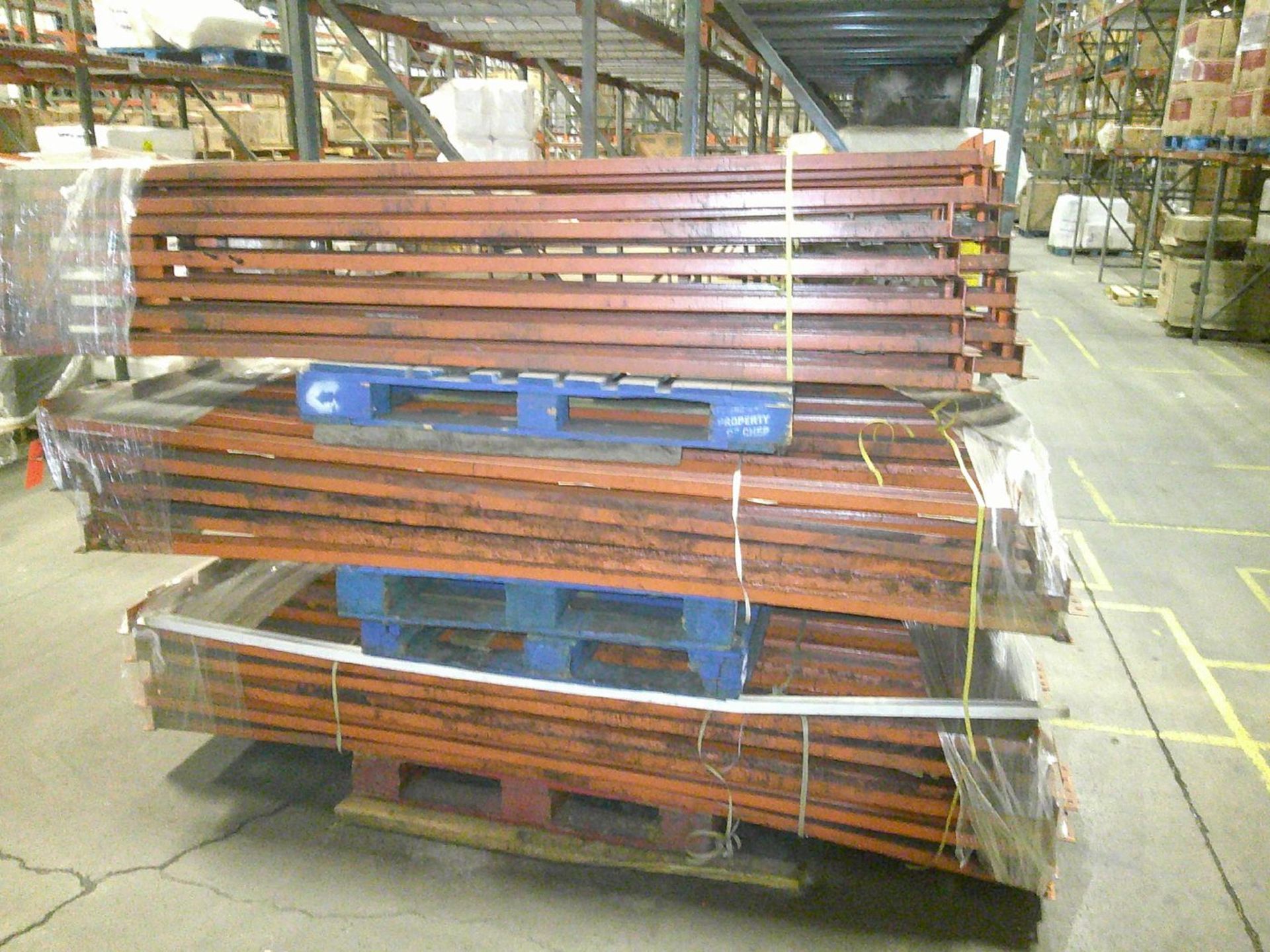Lot - (2) Pallets of 3 in. and 4 in. x 8 ft. Cross Beams; (185) approx. 3 in.; and (25) approx. 4 - Image 4 of 4