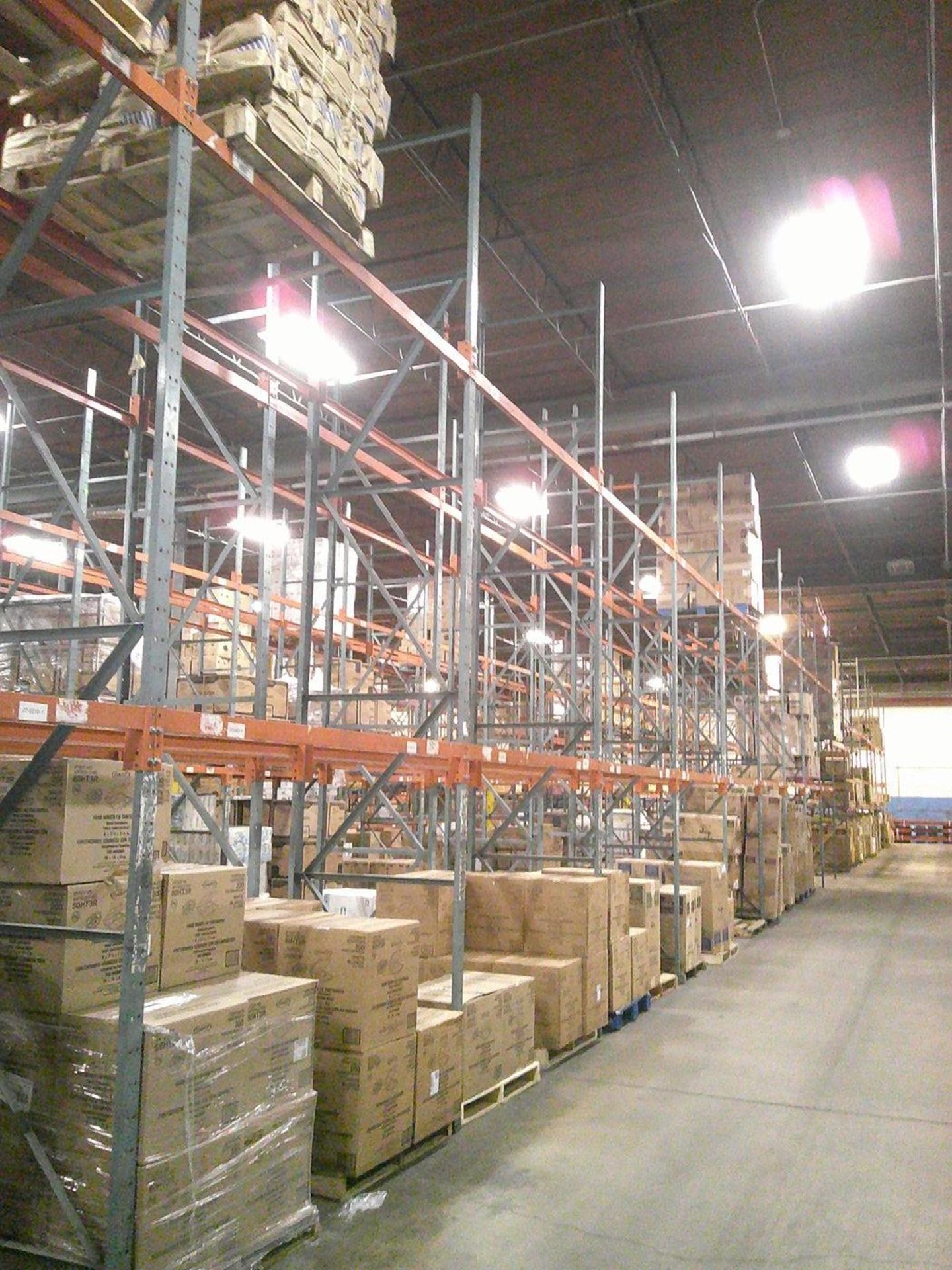Sections of Interlake 42" x 8' x 19' Bolted Pallet Racking, Including: (40) Uprights, (166) 3" - Bild 2 aus 11