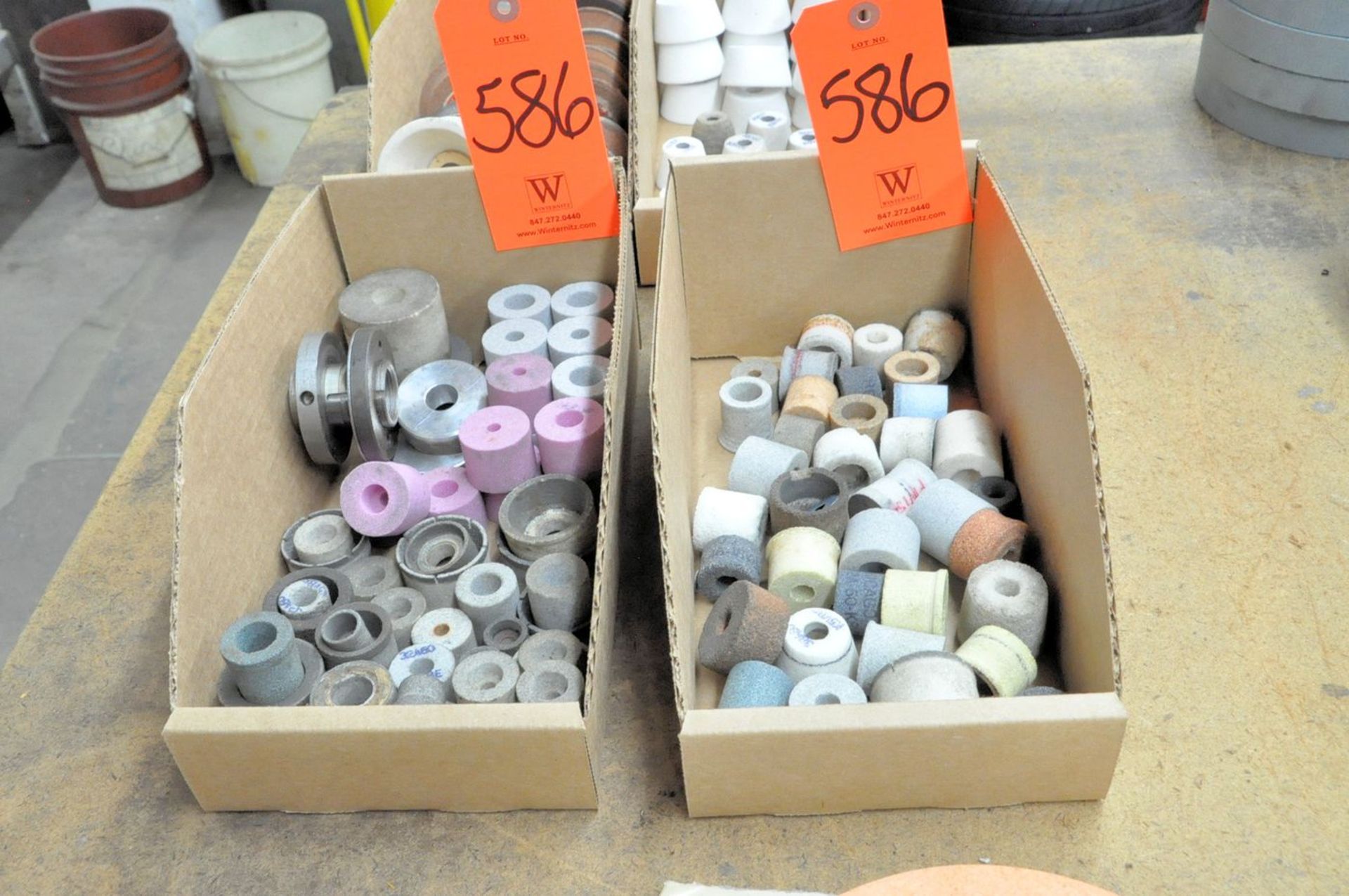 Lot - Various Grinding Wheels in (5) Stacks and (4) Boxes - Image 4 of 5