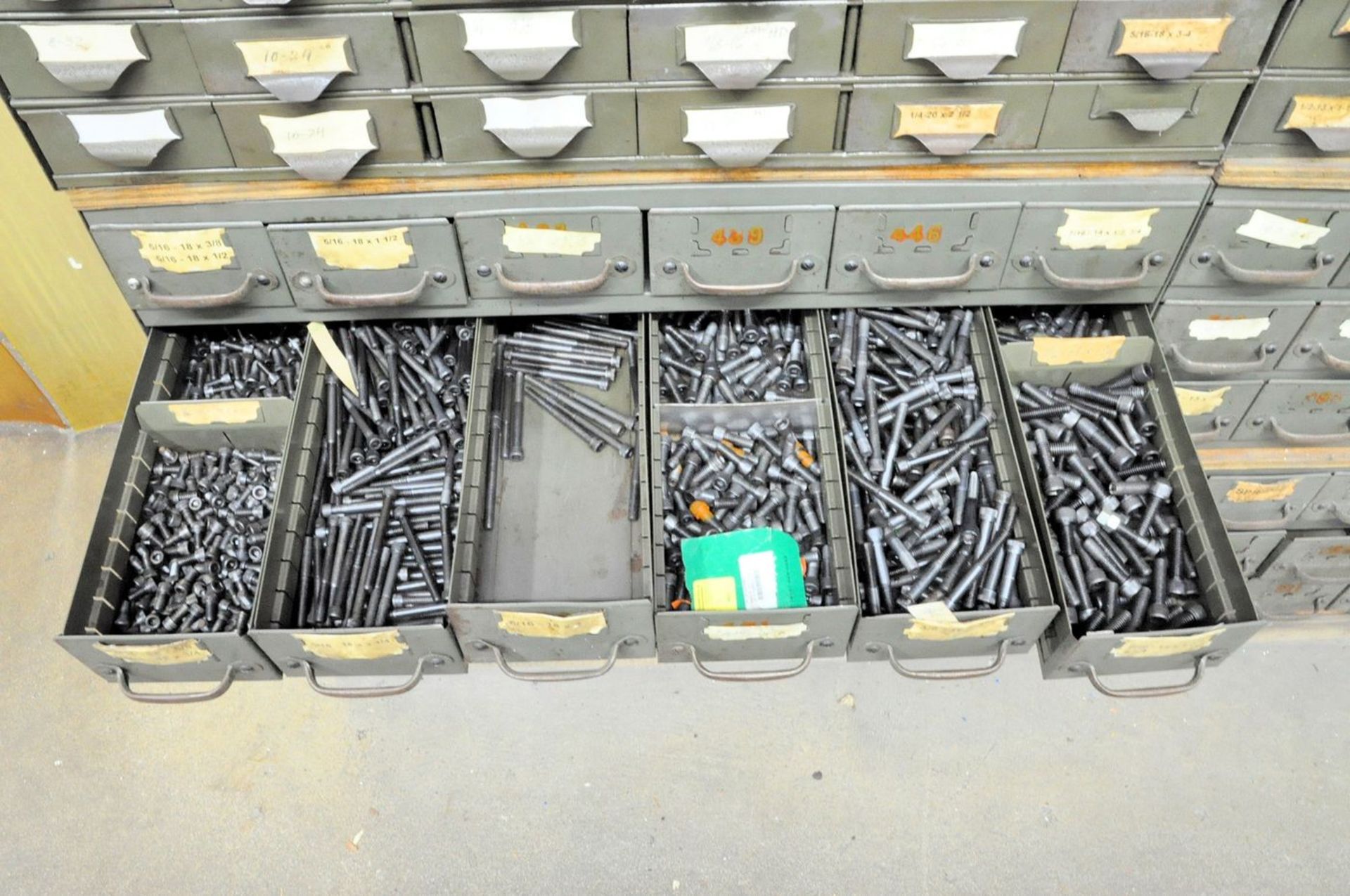 Lot - (84) Organizer Bins with Bolt and Screw Hardware Contents - Image 11 of 15
