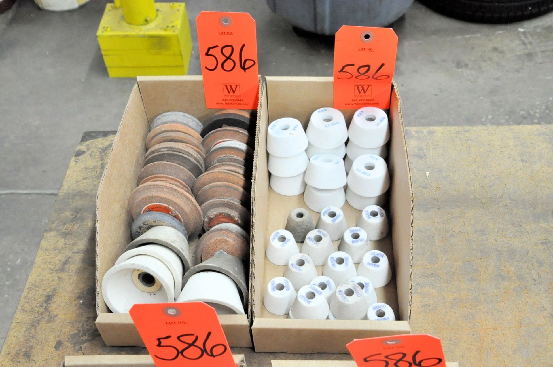 Lot - Various Grinding Wheels in (5) Stacks and (4) Boxes - Image 3 of 5