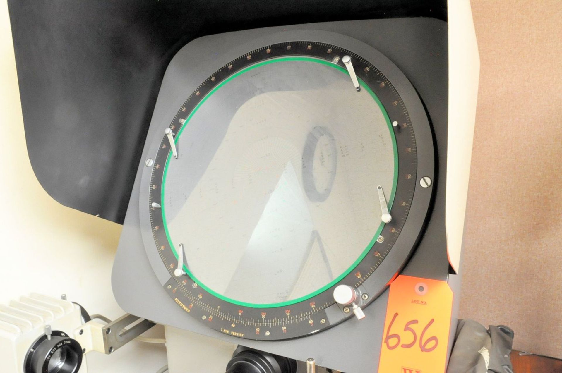 Mitutoyo PH-350 14" Optical Comparator, S/N 8642, Code #172-101 on Steel Base - Image 3 of 5