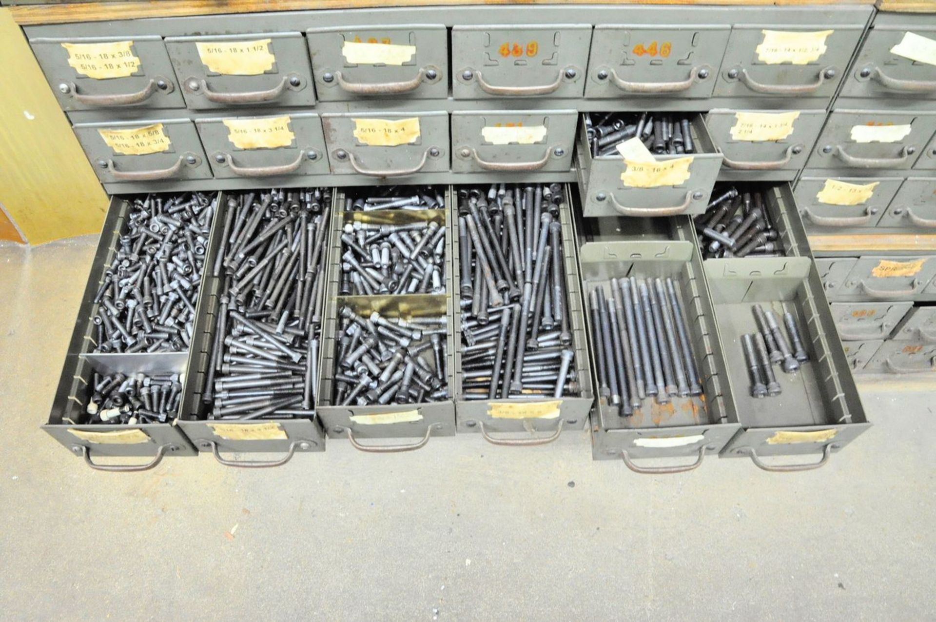 Lot - (84) Organizer Bins with Bolt and Screw Hardware Contents - Image 12 of 15