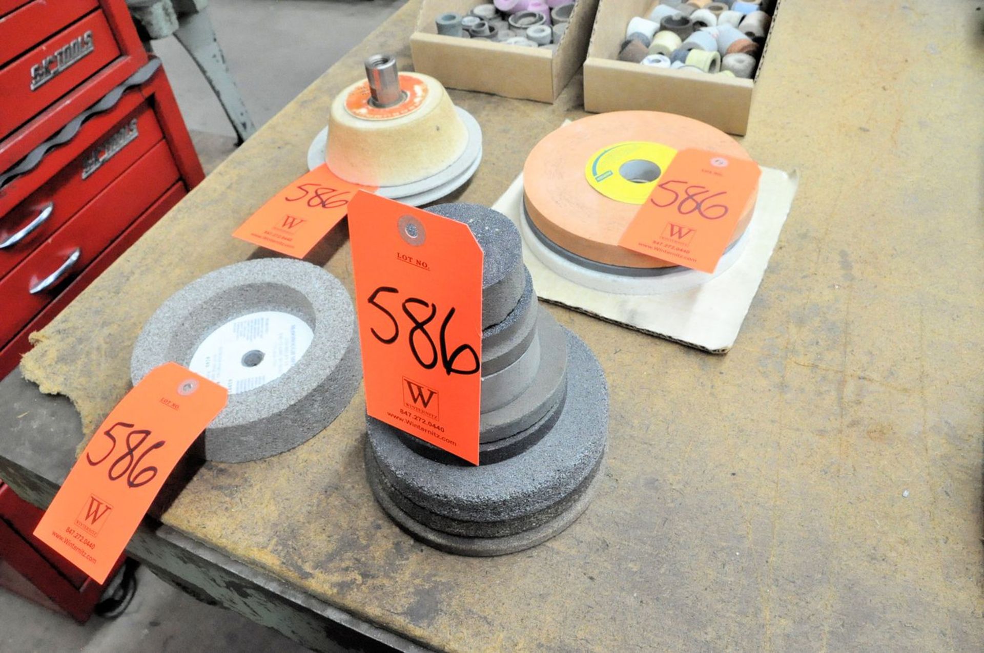 Lot - Various Grinding Wheels in (5) Stacks and (4) Boxes - Image 5 of 5