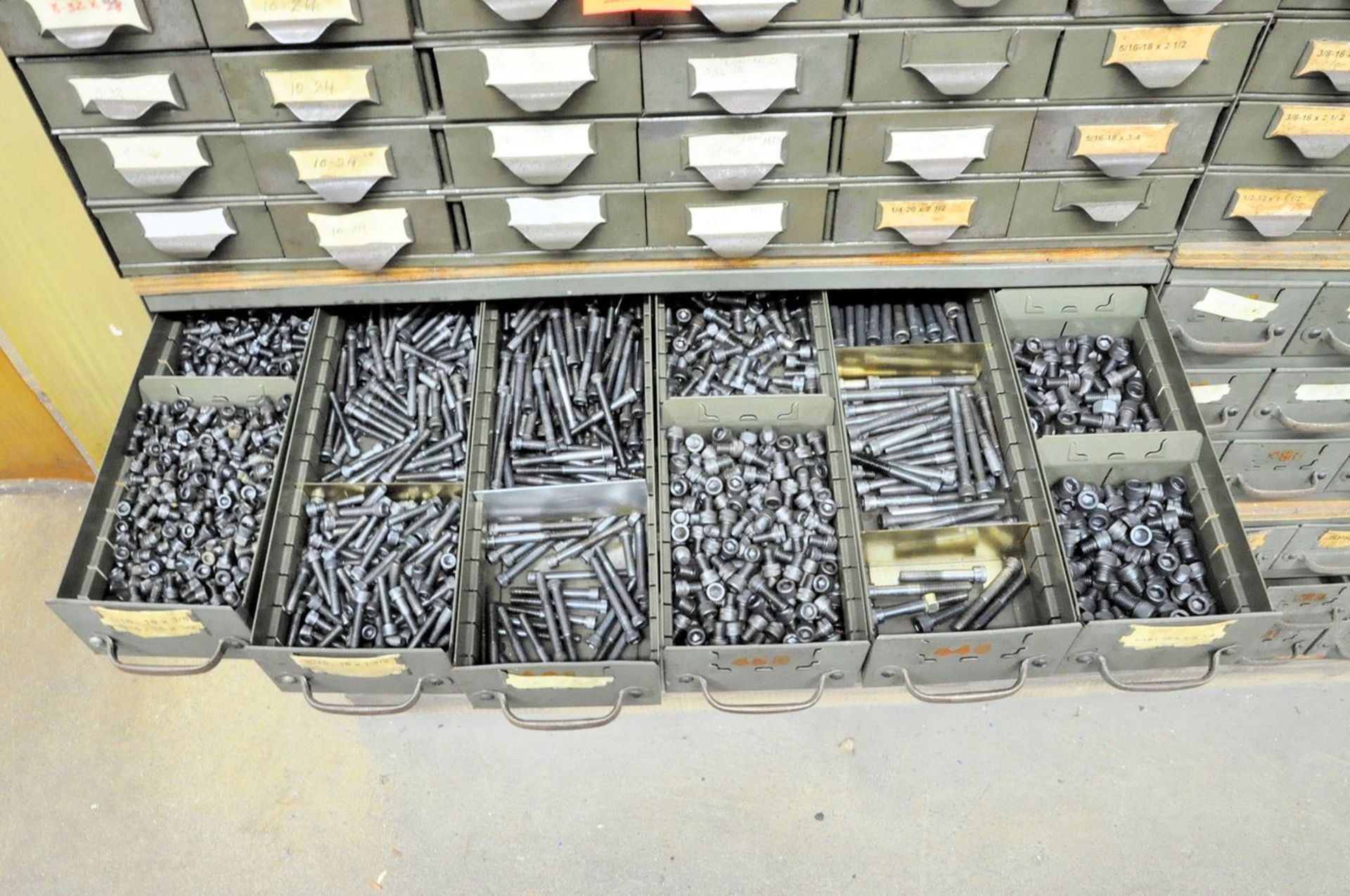 Lot - (84) Organizer Bins with Bolt and Screw Hardware Contents - Image 10 of 15