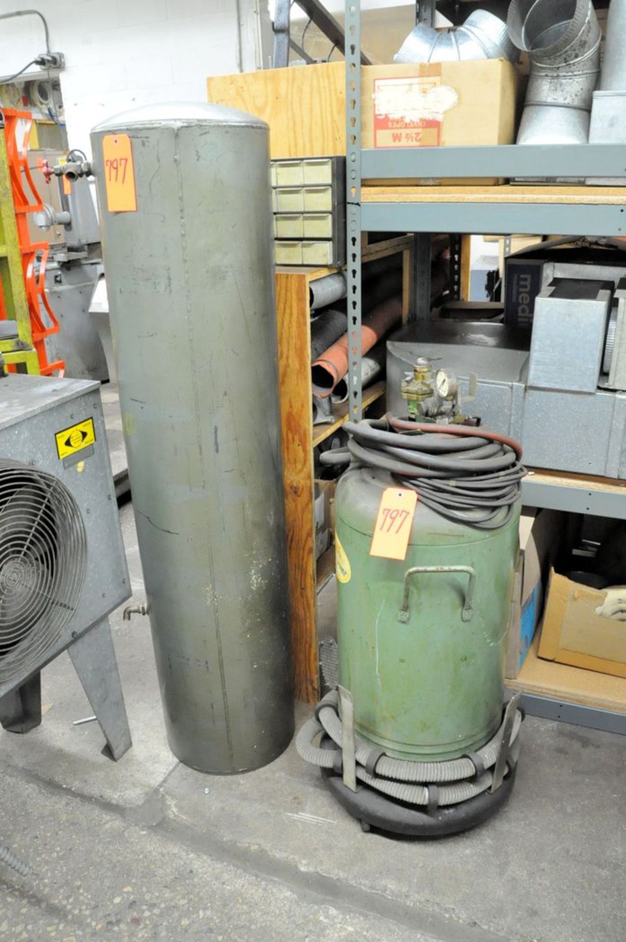 Lot - Cooling Fan, 40-Gallon Air Receiving Tank and Jet Pulser Pump - Image 2 of 3