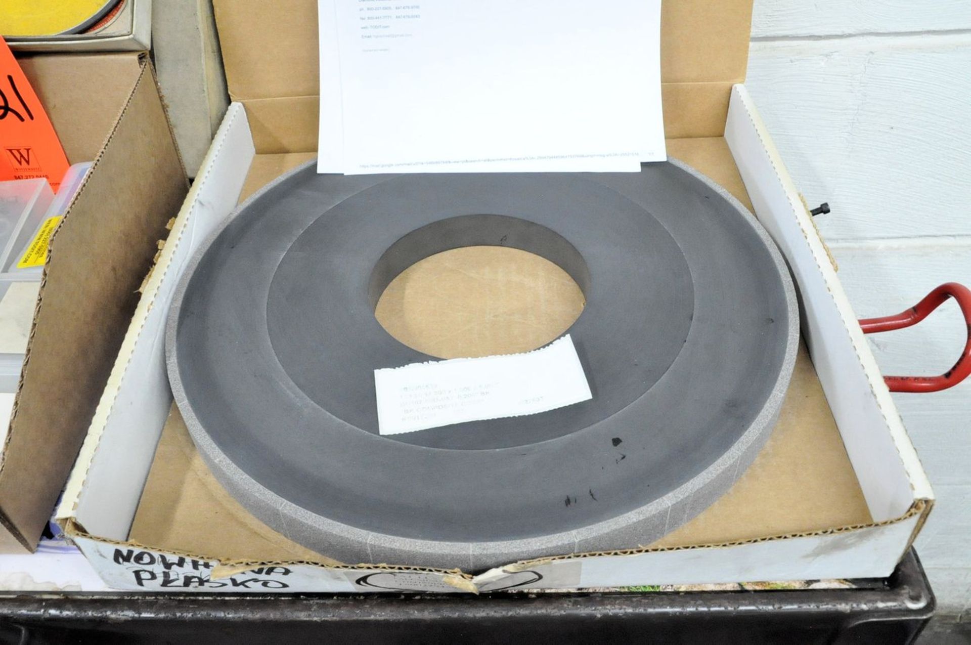 14" X 1" X 5" Black Composite Core Diamond Wheel - CBN 150 PPV 0.200 Depth - Image 2 of 2