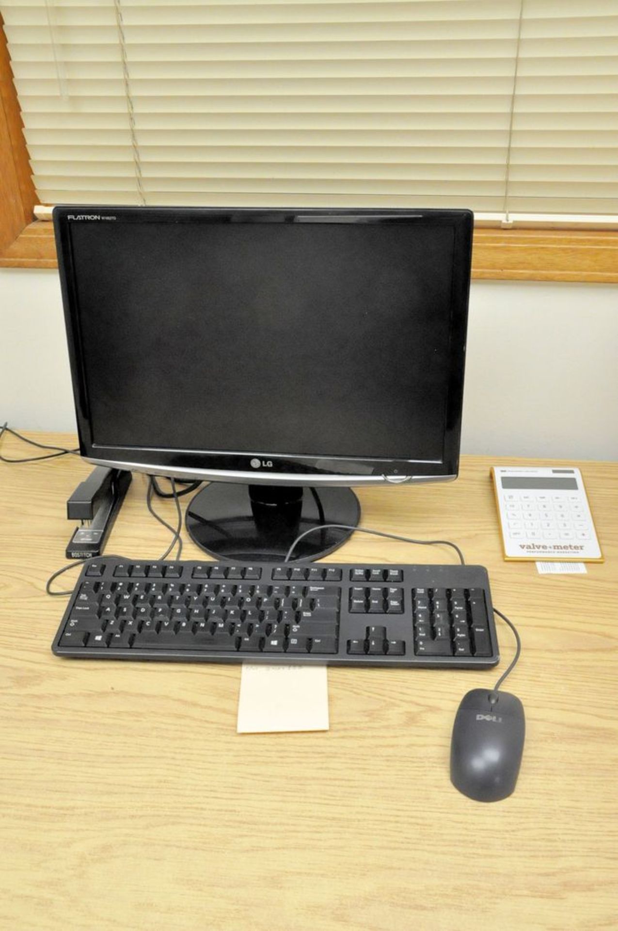 Lenovo PC with Monitor, Keyboard, Mouse, and Belkin Surge Protector - Image 2 of 2