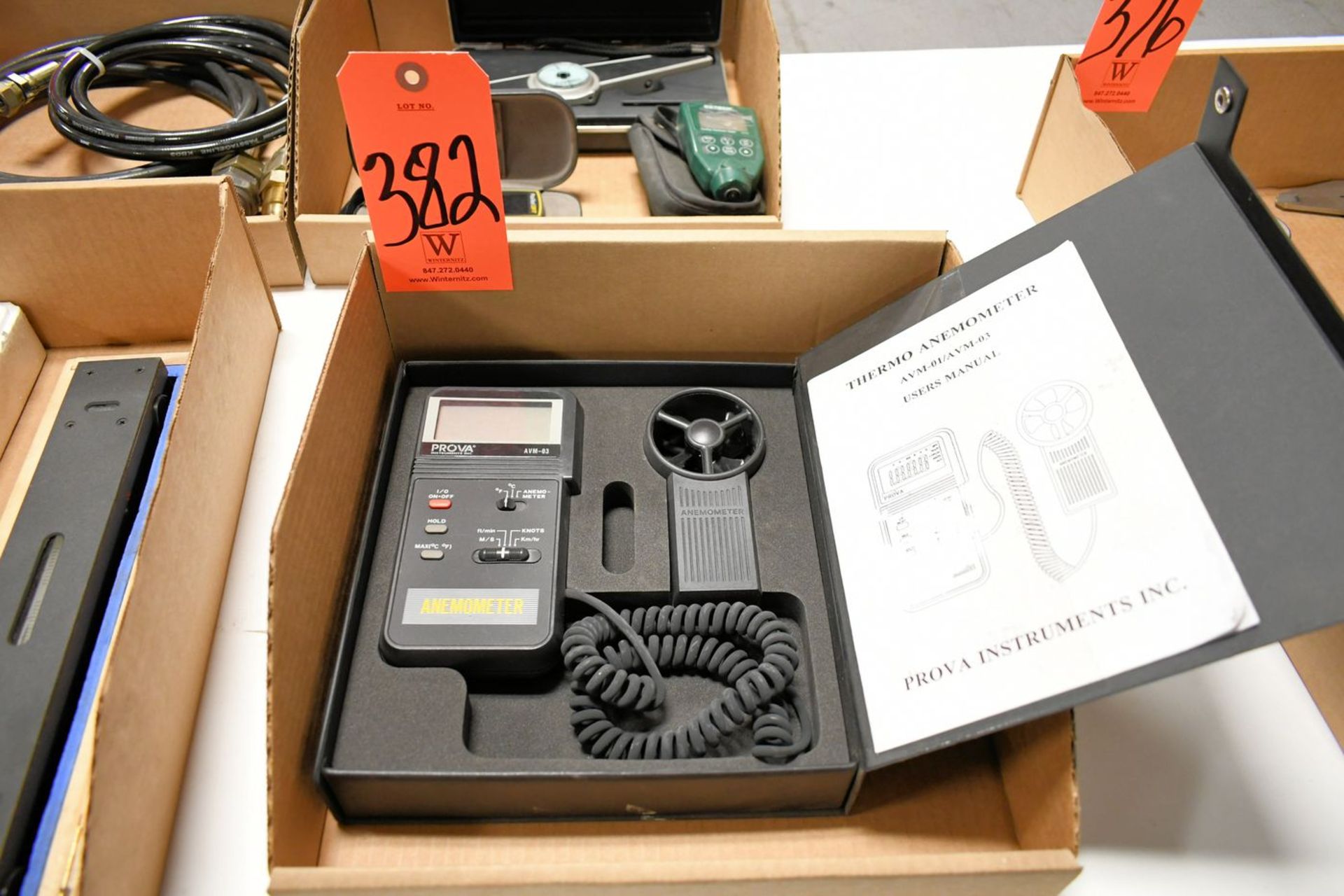 Prova AVM-03 Anemometer with Case in (1) Box