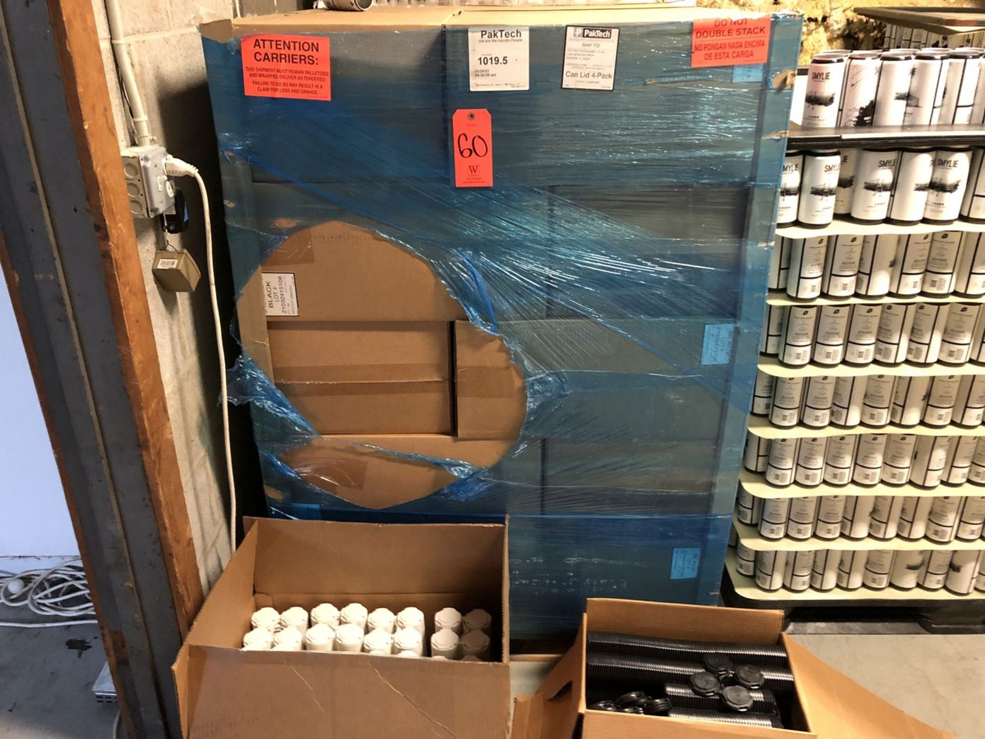 Lot - Over (23,000) Can Lid 4-Pack Plastic Beer Can Lids; (788) per Box, (30) Boxes; 100% PCR; All - Image 2 of 5