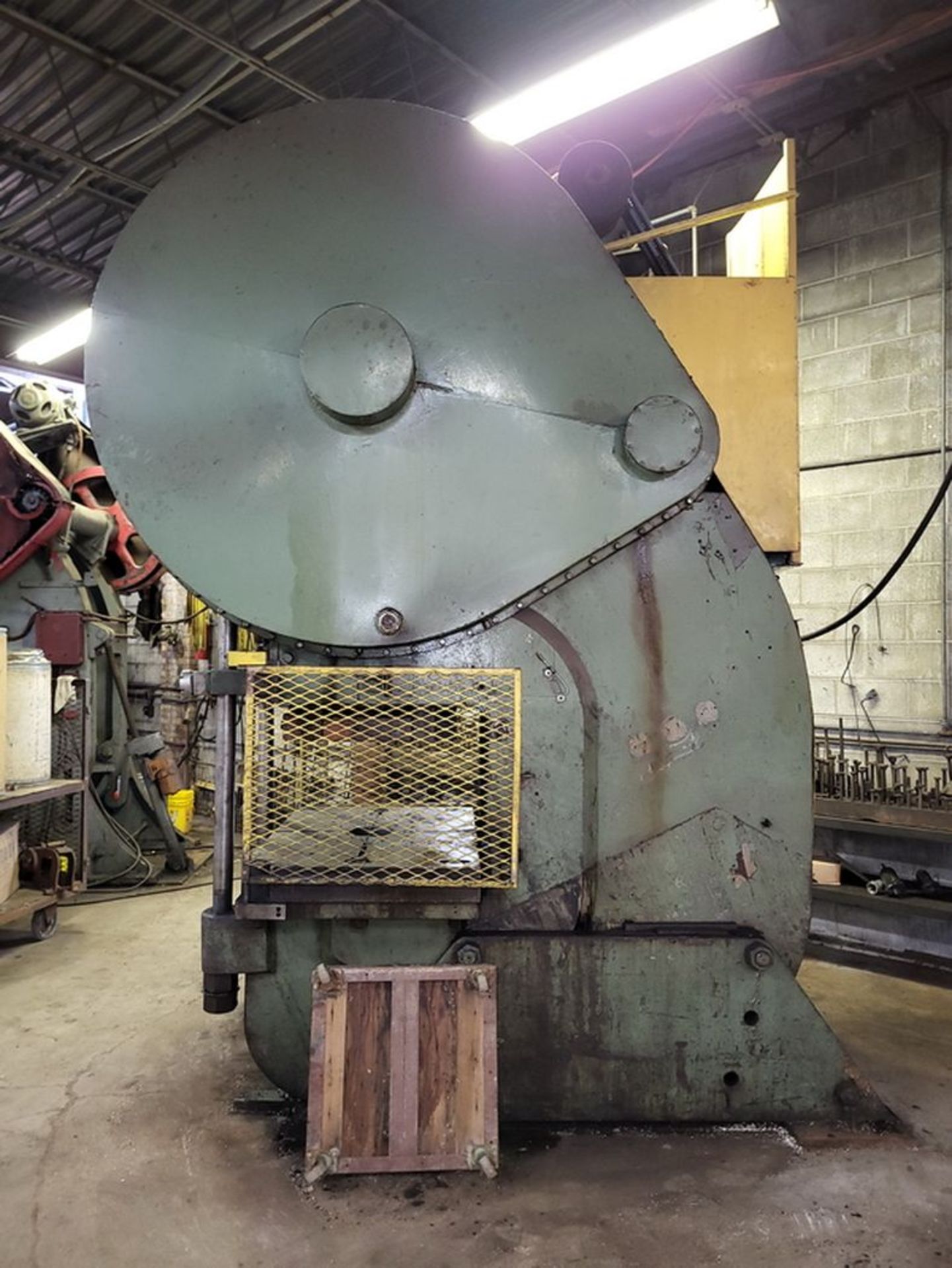 Warco 150-Ton Cap. Model 150 O.B.I. Punch Press, SN: 84119, Guarded, Air Clutch, Auto Adjust Motor - Image 3 of 5