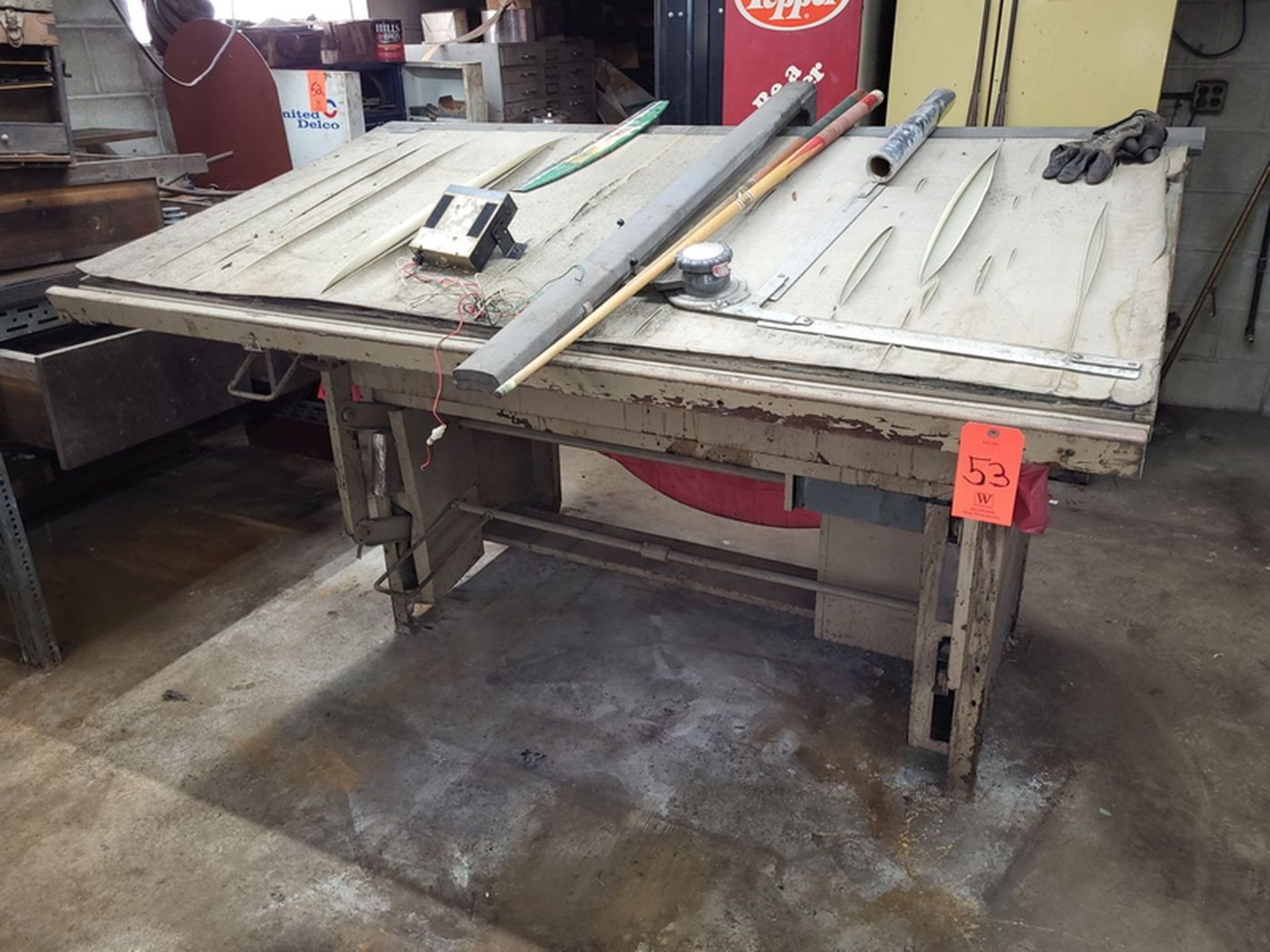 Lot - (2) Drafting Tables and Parts