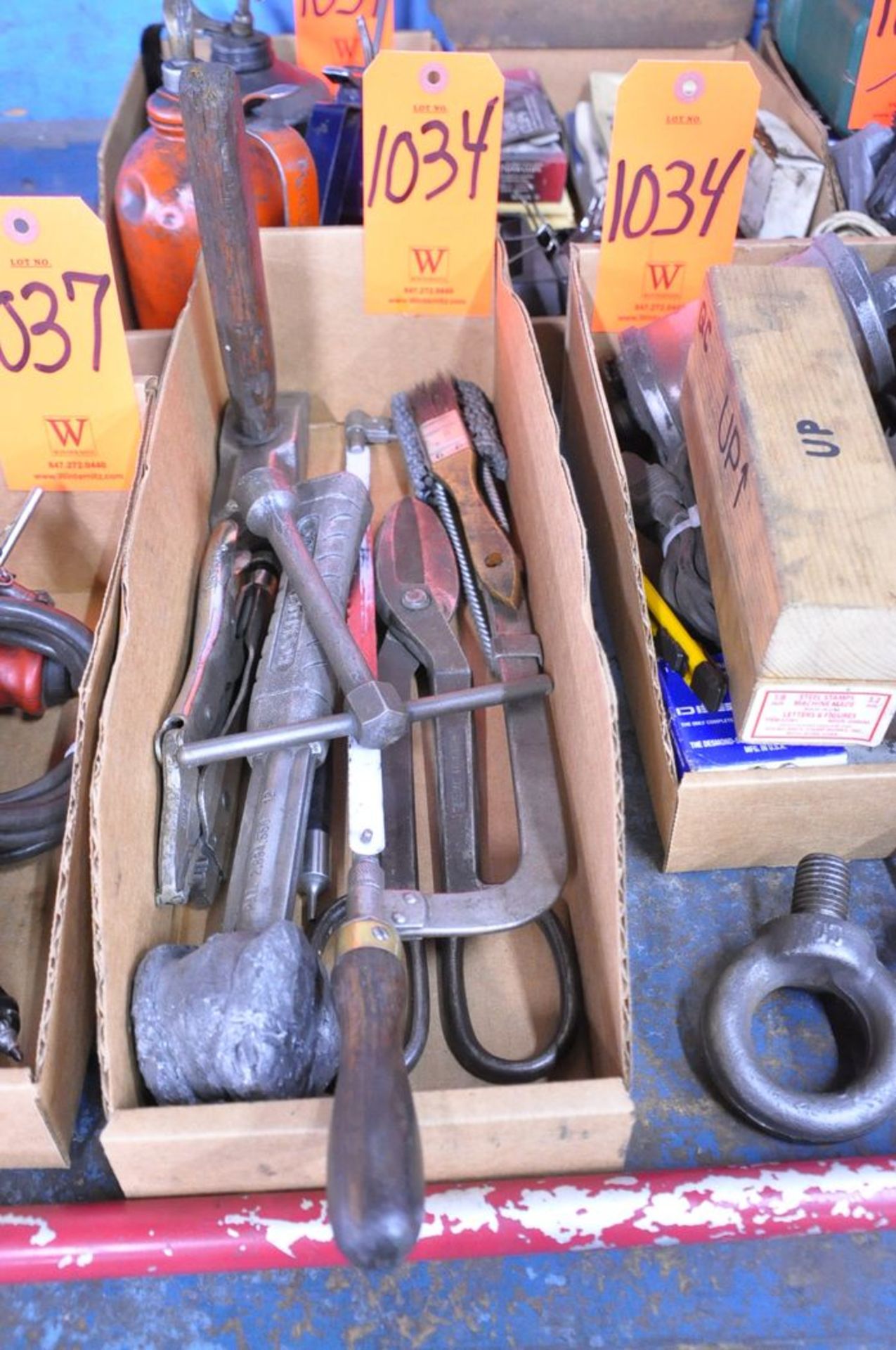 Lot - Various Hand Tools in (5) Boxes with (2) Desk Fans and (1) Magnet (Removal Cost : N/C) - Image 4 of 8