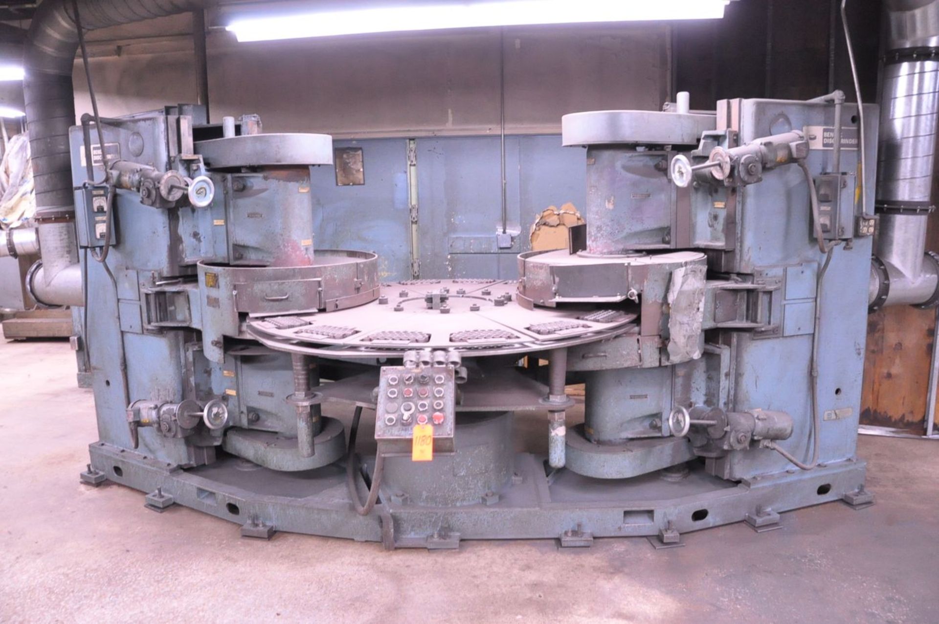 Besly 36 in. Model 918-36 Tandem Spring Grinder, S/N: 918-36-78T-189; with Dressers, Power Heads,