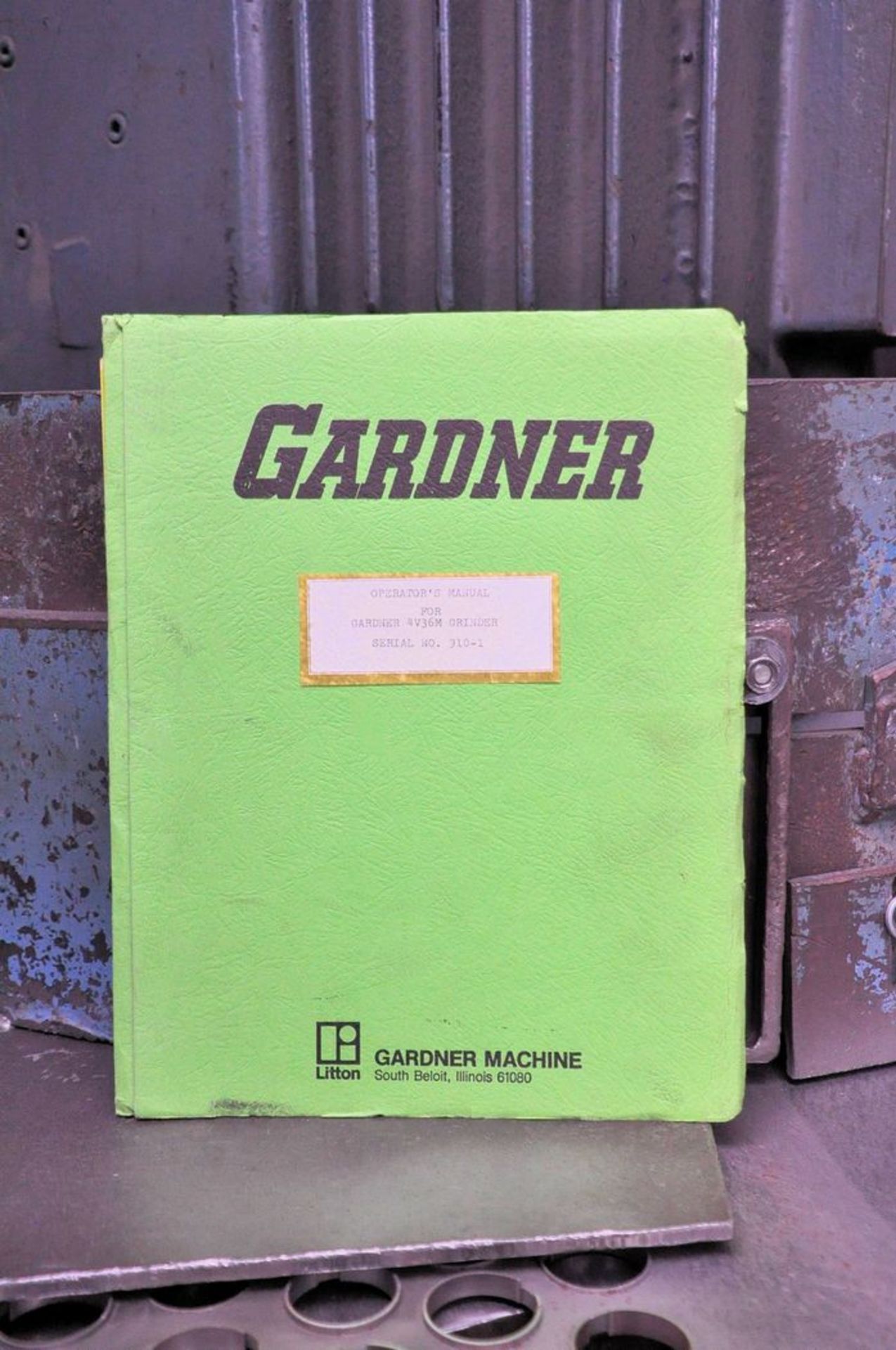 Gardner 36 in. Model 4V36M-36 Tandem Spring Grinder, S/N: 904-1; with Dresser, 25-HP Spindle Motors, - Image 6 of 7