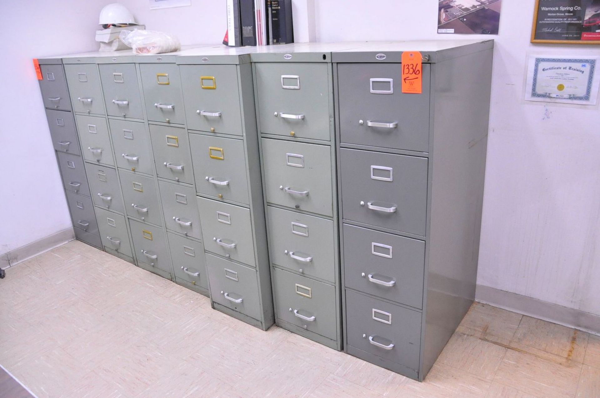 Lot - (10) 4-Drawer File Cabinets (Removal Cost : N/C)