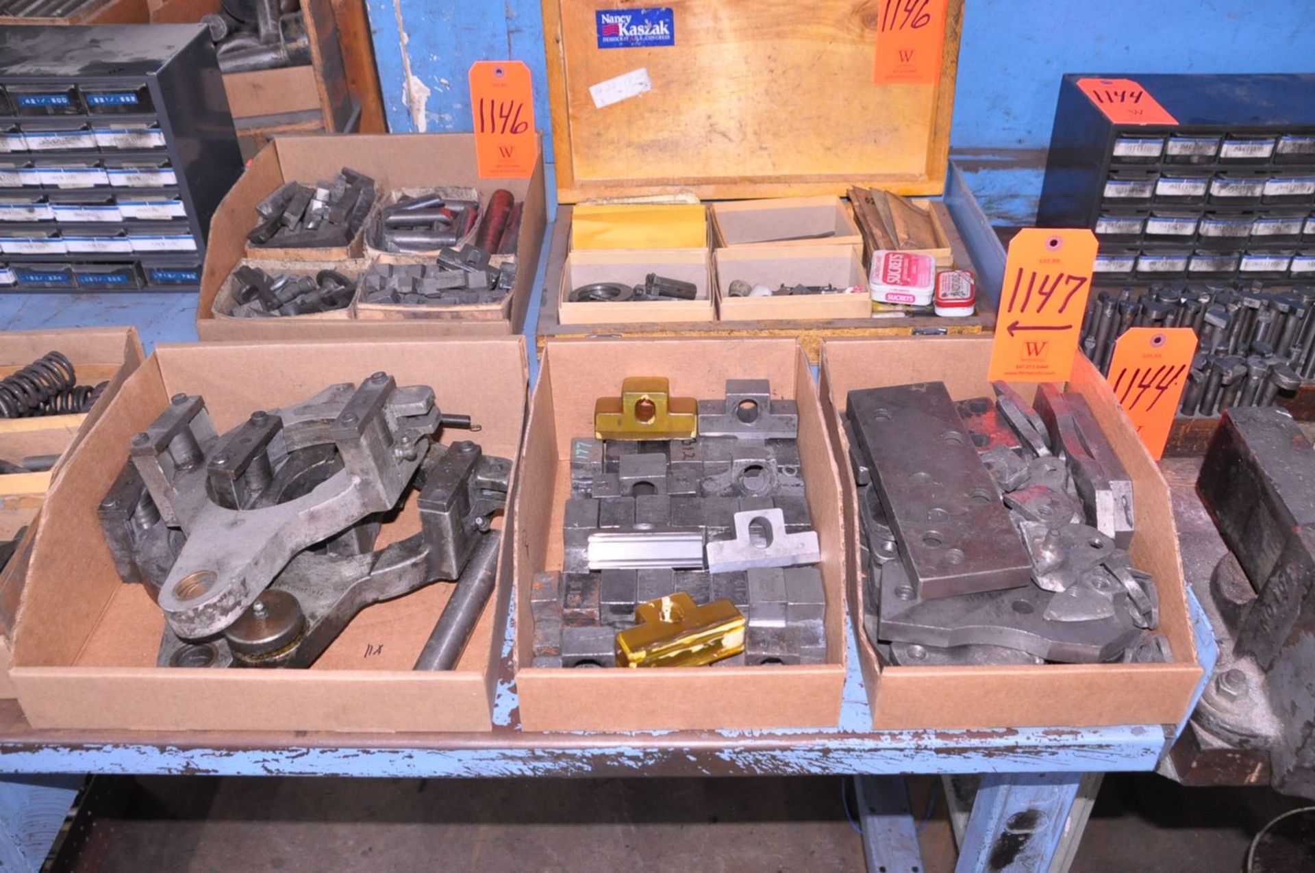 Lot - Spring Coiler Tooling and Attachments for Torin W115A in (5) Boxes (Removal Cost : N/C)