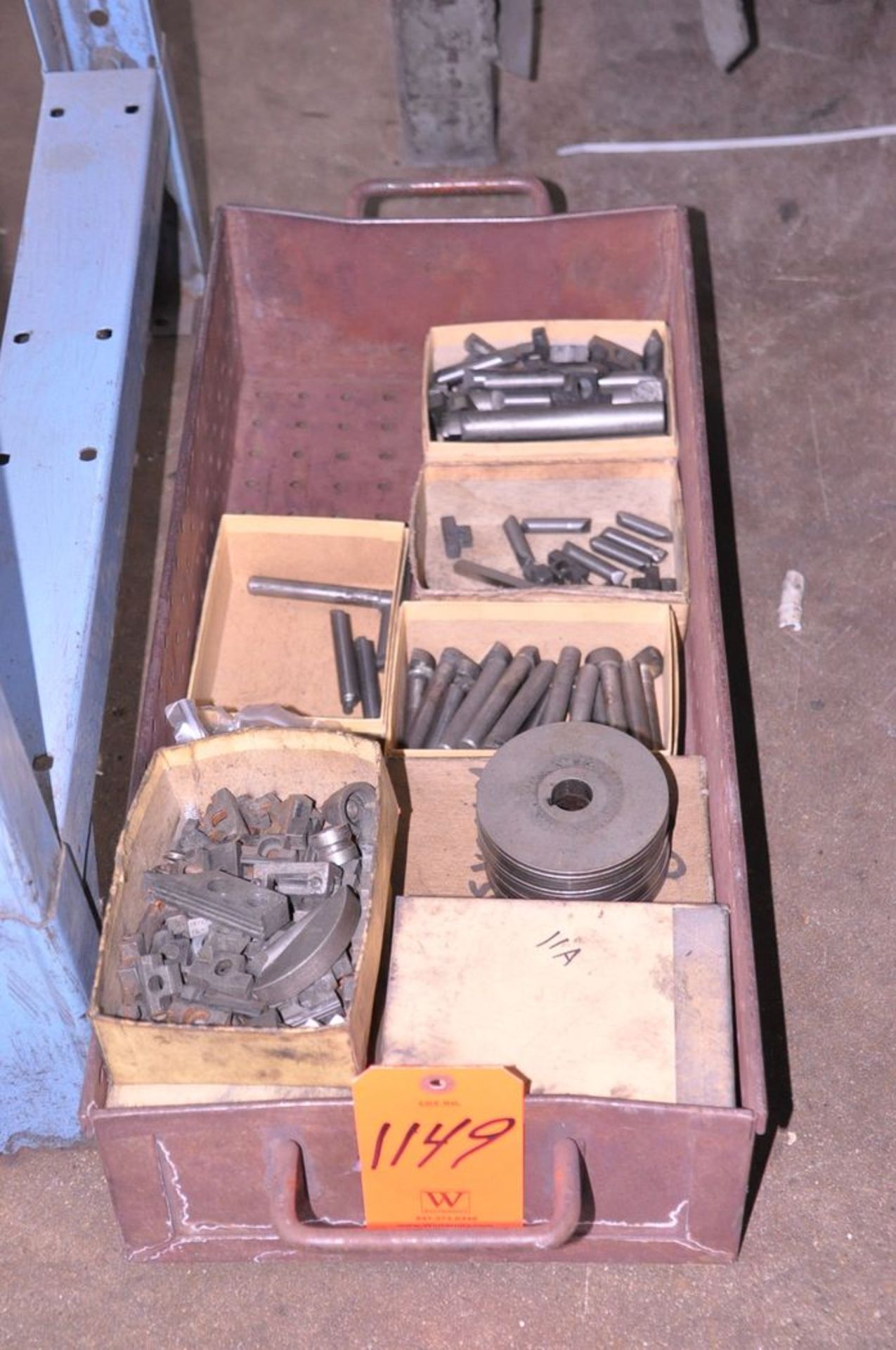 Lot - Spring Coiler Tooling for Torin W10A and W11A in (1) Bin (Removal Cost : N/C)