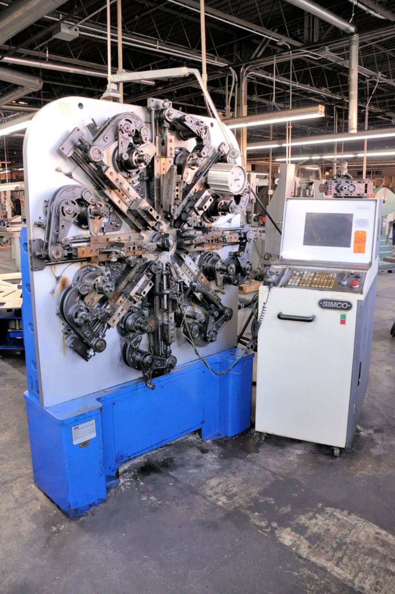 Simco 4-Axis Model CNC 650 ERS CNC Wire Former, S/N: 30213 (2003); with Rotary Quill, Spinner, 2-