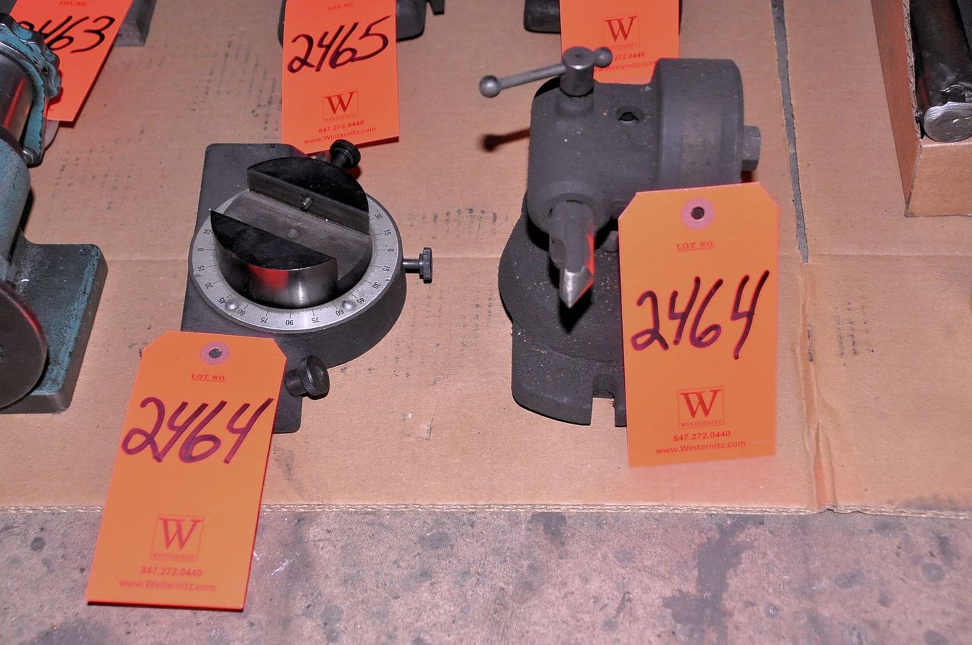 Lot - (2) Grinding Fixtures (Removal Cost : N/C)
