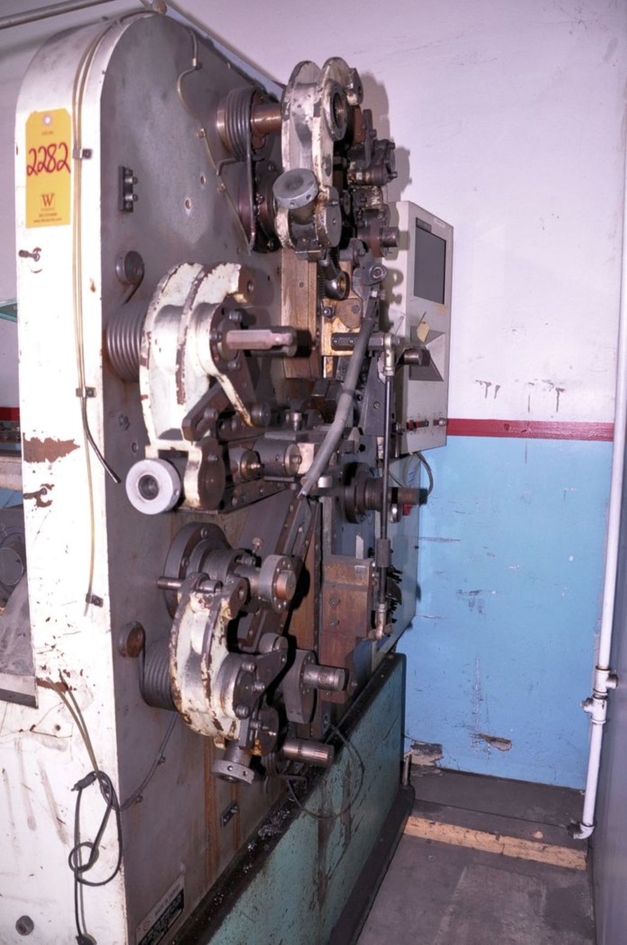 HTC Model HTC-40-CNC, 2-Axis CNC Wire Former, S/N: 954017-F; with 2-Plane Straightener (Parts - Image 2 of 7