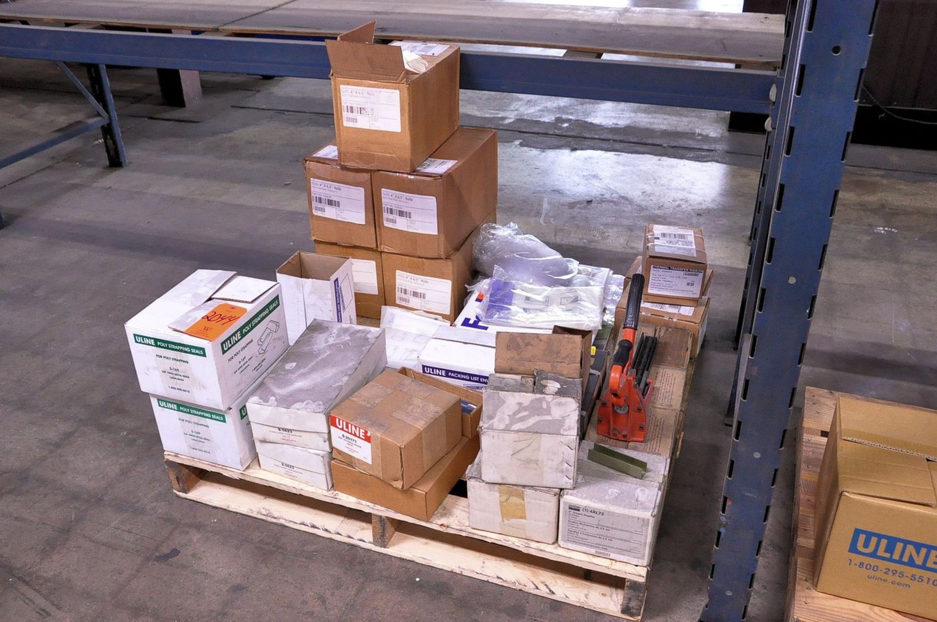 Lot - Shipping Supplies with Shipping Bags on (2) Pallets (Removal Cost : N/C)