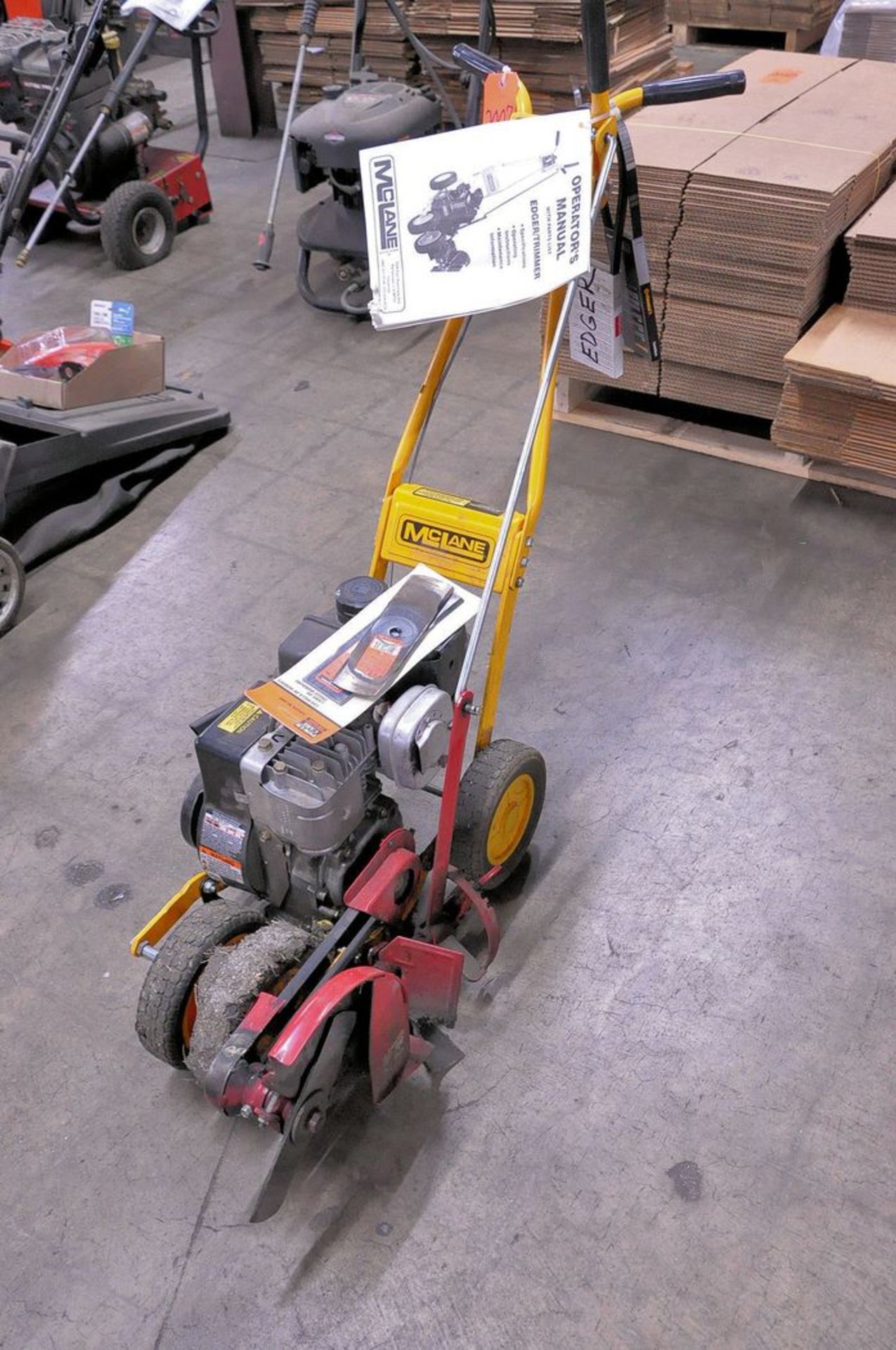 McLane Model 801-3.5RP Gas Powered Lawn Edger; with Briggs & Stratton 3.5-HP Motor and 9 in. x 2 in.
