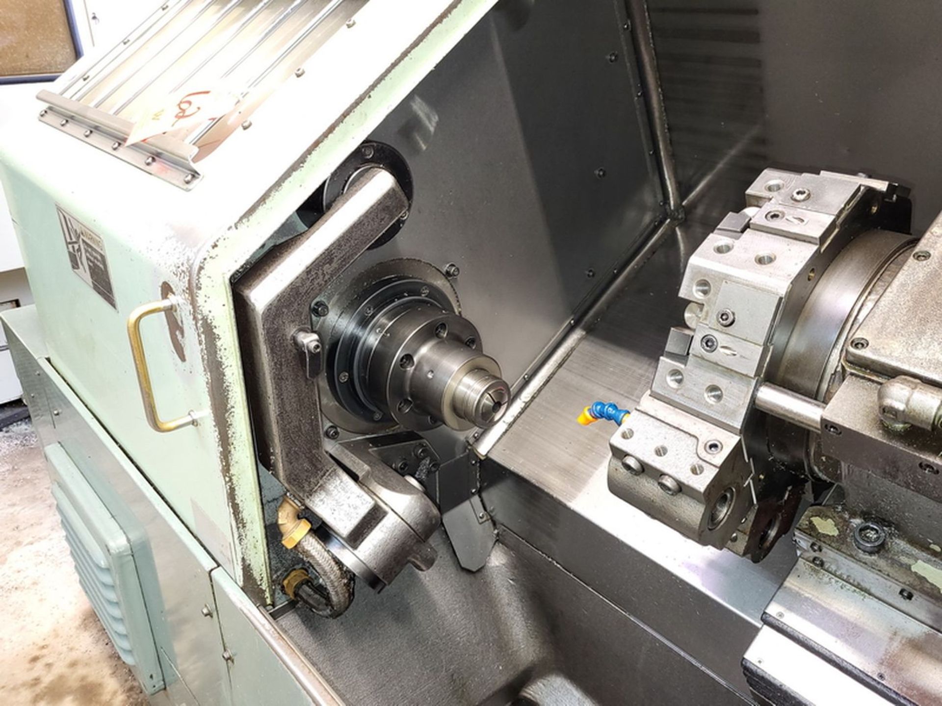 Mori Seiki Model AL-2ATM CNC Lathe, S/N: 937; with 8-Position Turret, Collet Chuck, Tool Setter, - Image 6 of 13