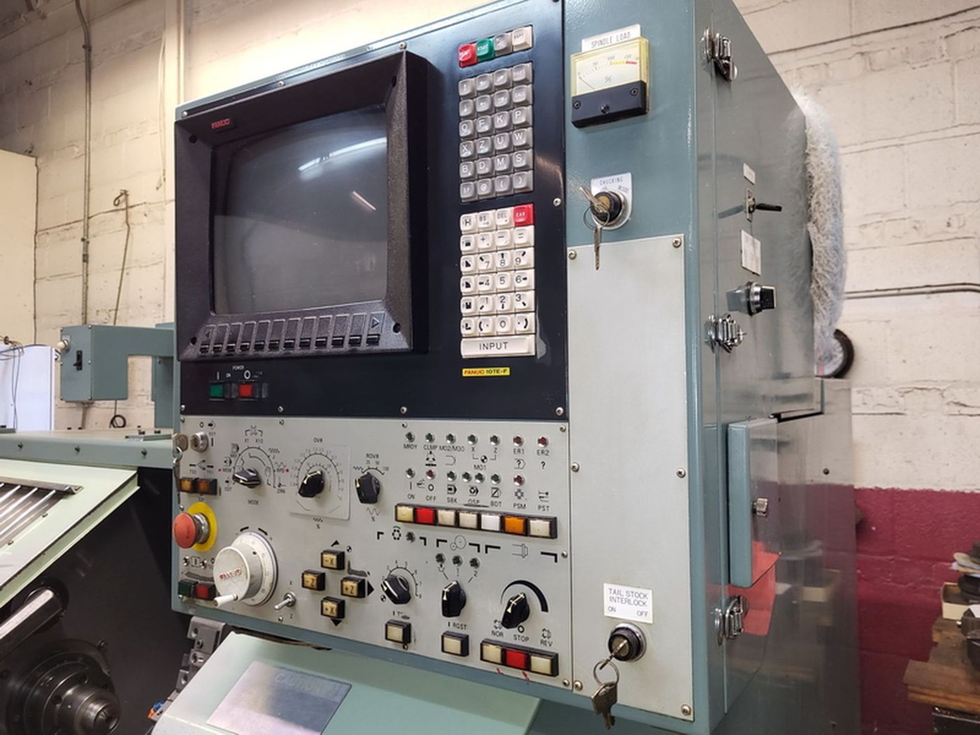 Mori Seiki Model AL-2ATM CNC Lathe, S/N: 937; with 8-Position Turret, Collet Chuck, Tool Setter, - Image 8 of 13