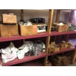 Lot - Misc. Fittings, Piping, Ducting, Tubing, Fasteners, and Related Contents on (3) Shelves (