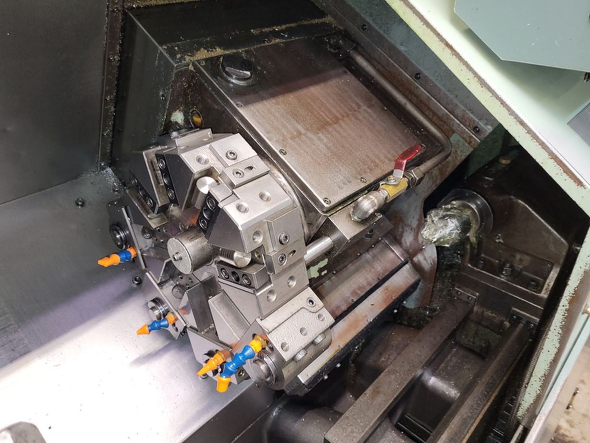 Mori Seiki Model AL-2ATM CNC Lathe, S/N: 937; with 8-Position Turret, Collet Chuck, Tool Setter, - Image 5 of 13