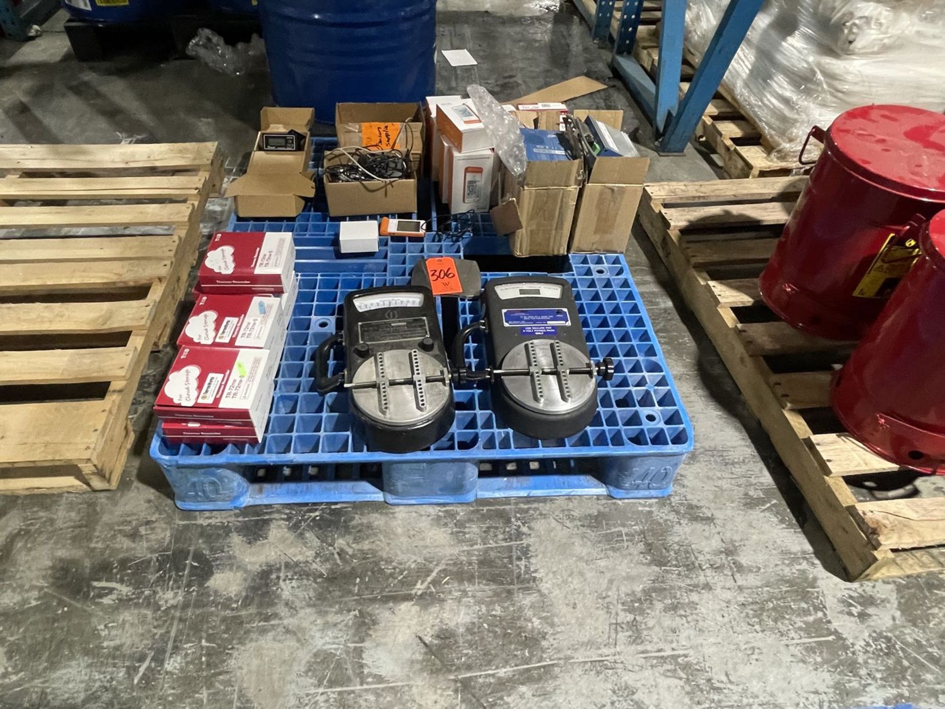 Lot - Pallet with (2) Torque Testers, 15 Thermo Recorder Model TR-72NW, (7) Ellitech Model GSP-6