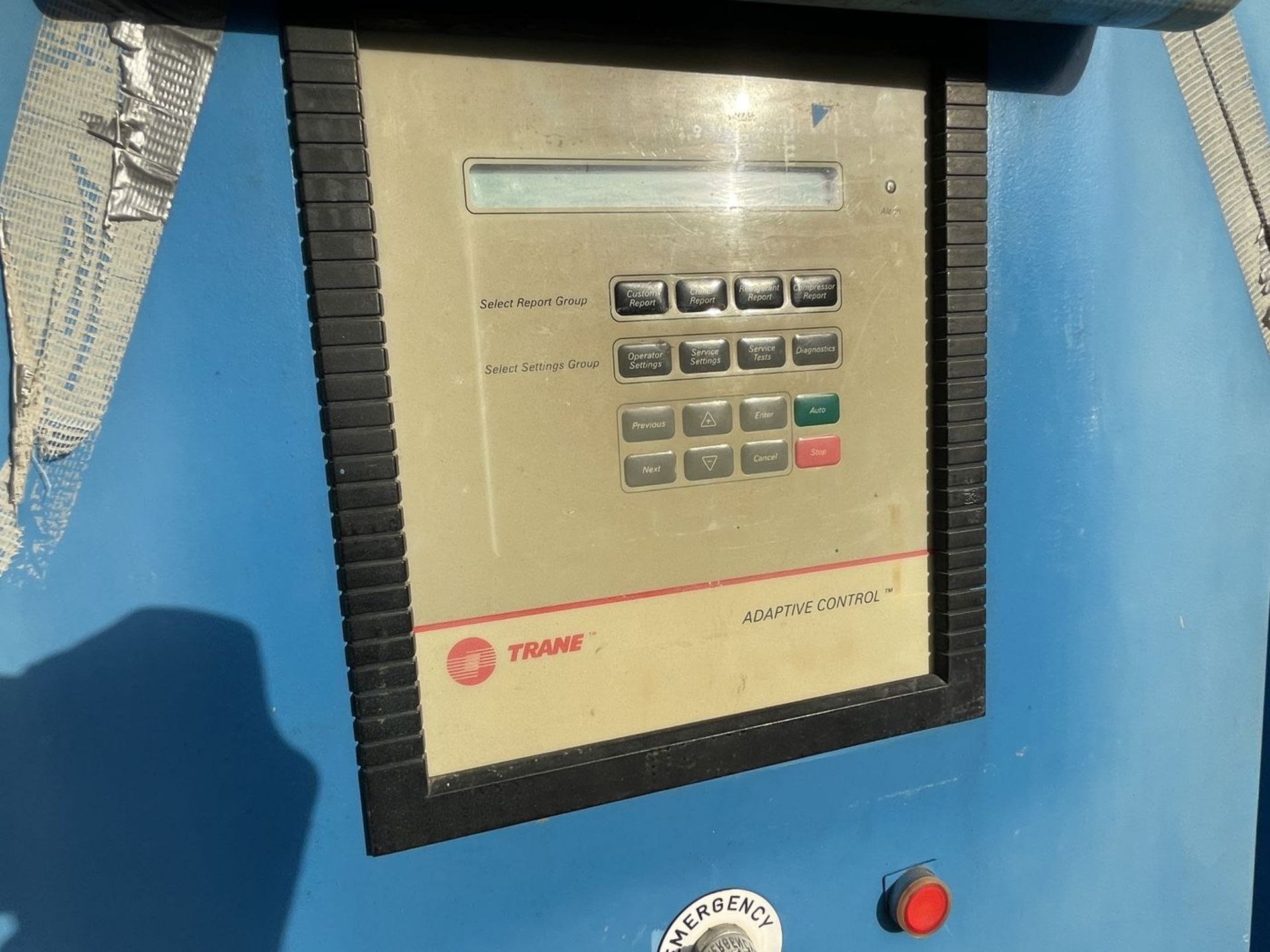 Aggreko (Trane) YAAV013 80Ton Skid Mounted Chiller, Trane adaptive