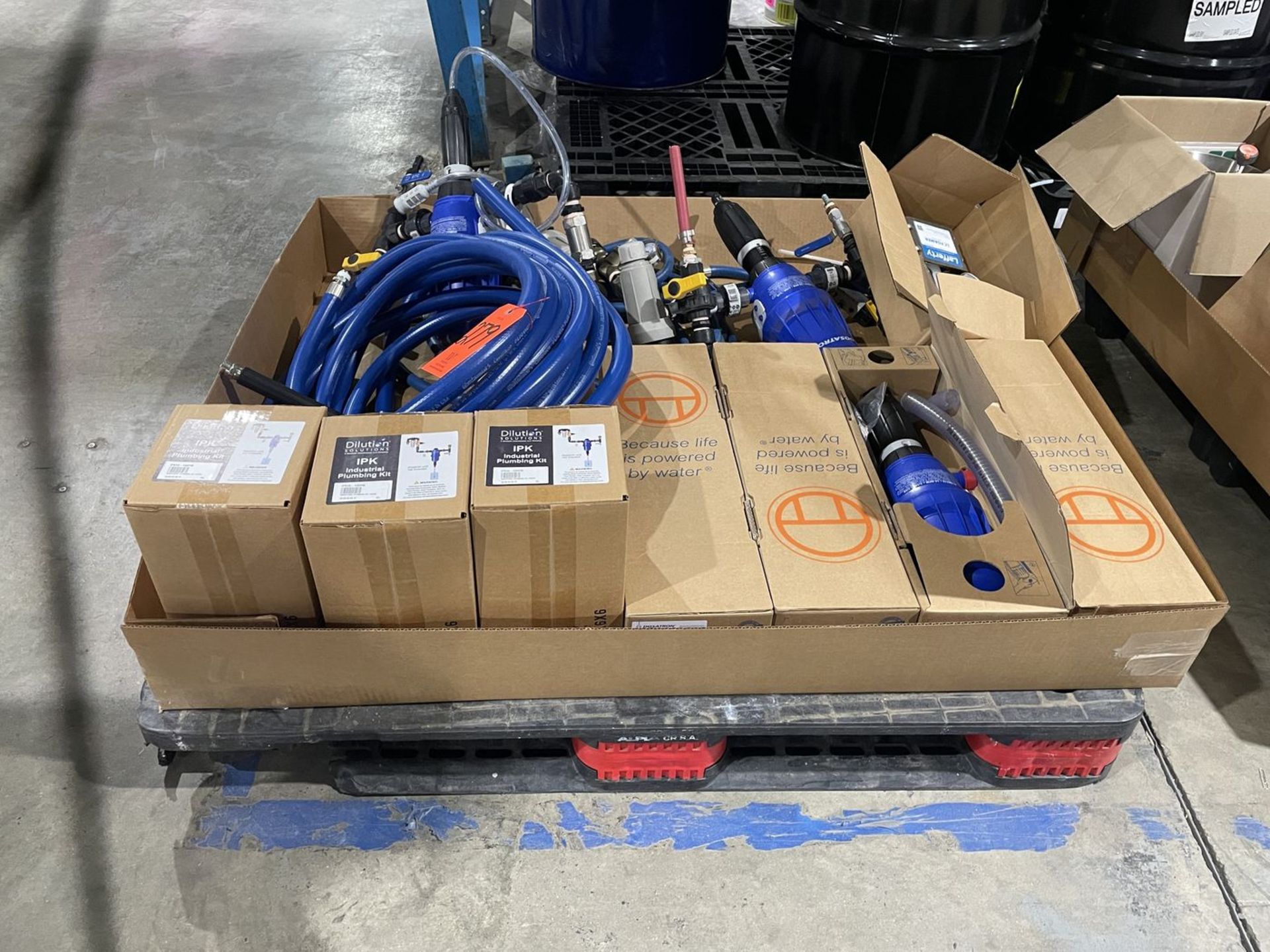 Lot - Pallet to Include: (3) Dilution IPK Industrial Plumbing Kits, (6) Dosatron 14 GPM Industrial