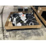 Lot - Pallet with Misc. I-Phones, Small Printers, Small Switches and a Sharp Projector (Removal Cost