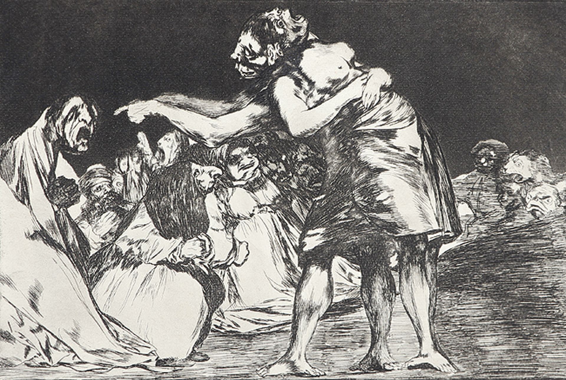 FRANCISCO DE GOYA Y LUCIENTES: Disparate matrimonial.