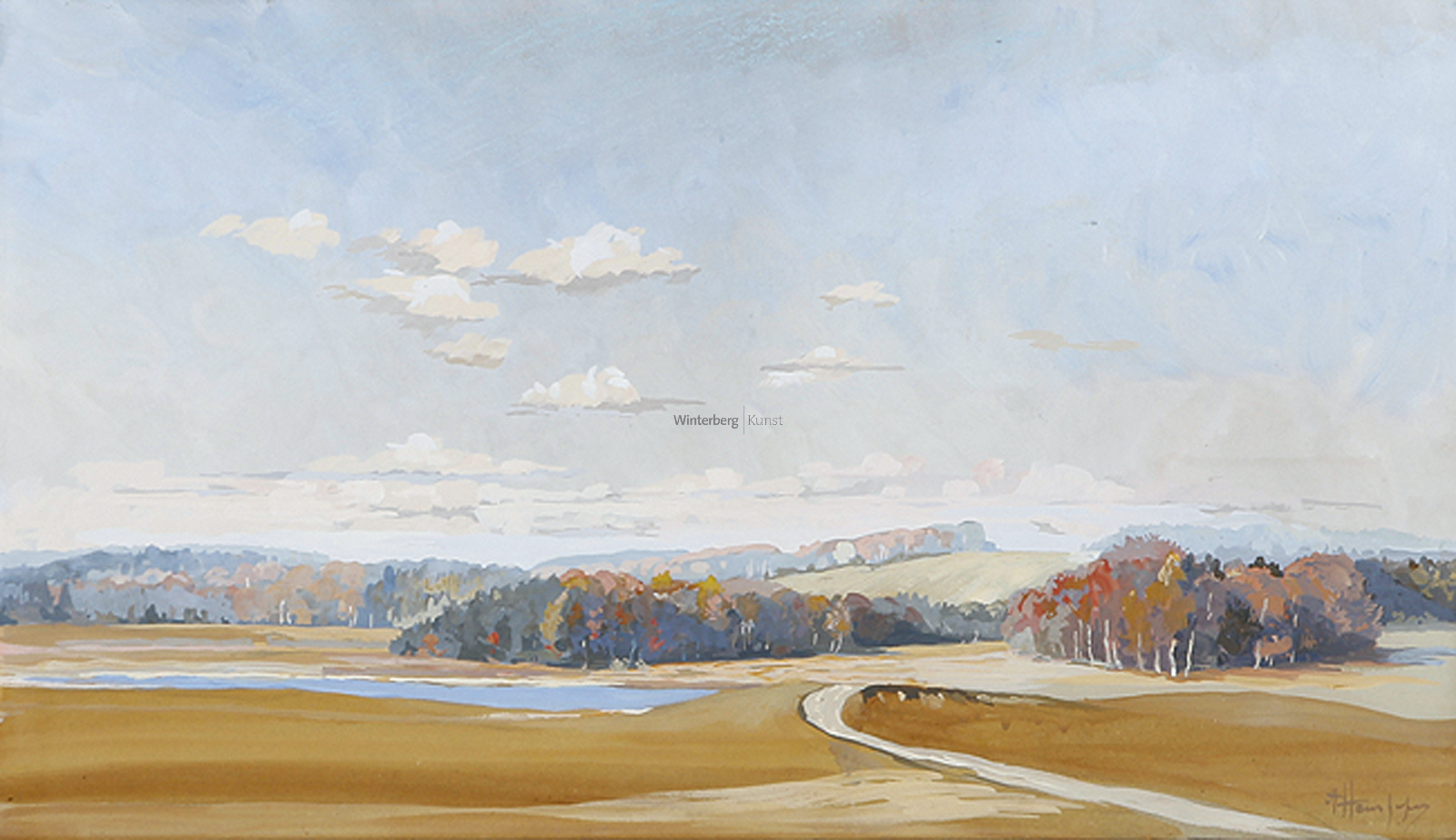 ALFRED HAUSHOFER: Herbstlandschaft.