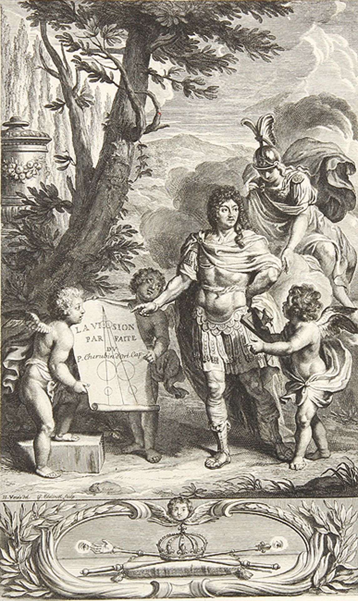 VARIA - KUNST UND KULTUR: Louis XIV., Roi de France (Frontispiz zu P. Cherubin, „La Vision parfaite