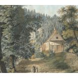 ANNA AMALIA VON LEOPRECHTING: Waldlichtung mit Kapelle I.