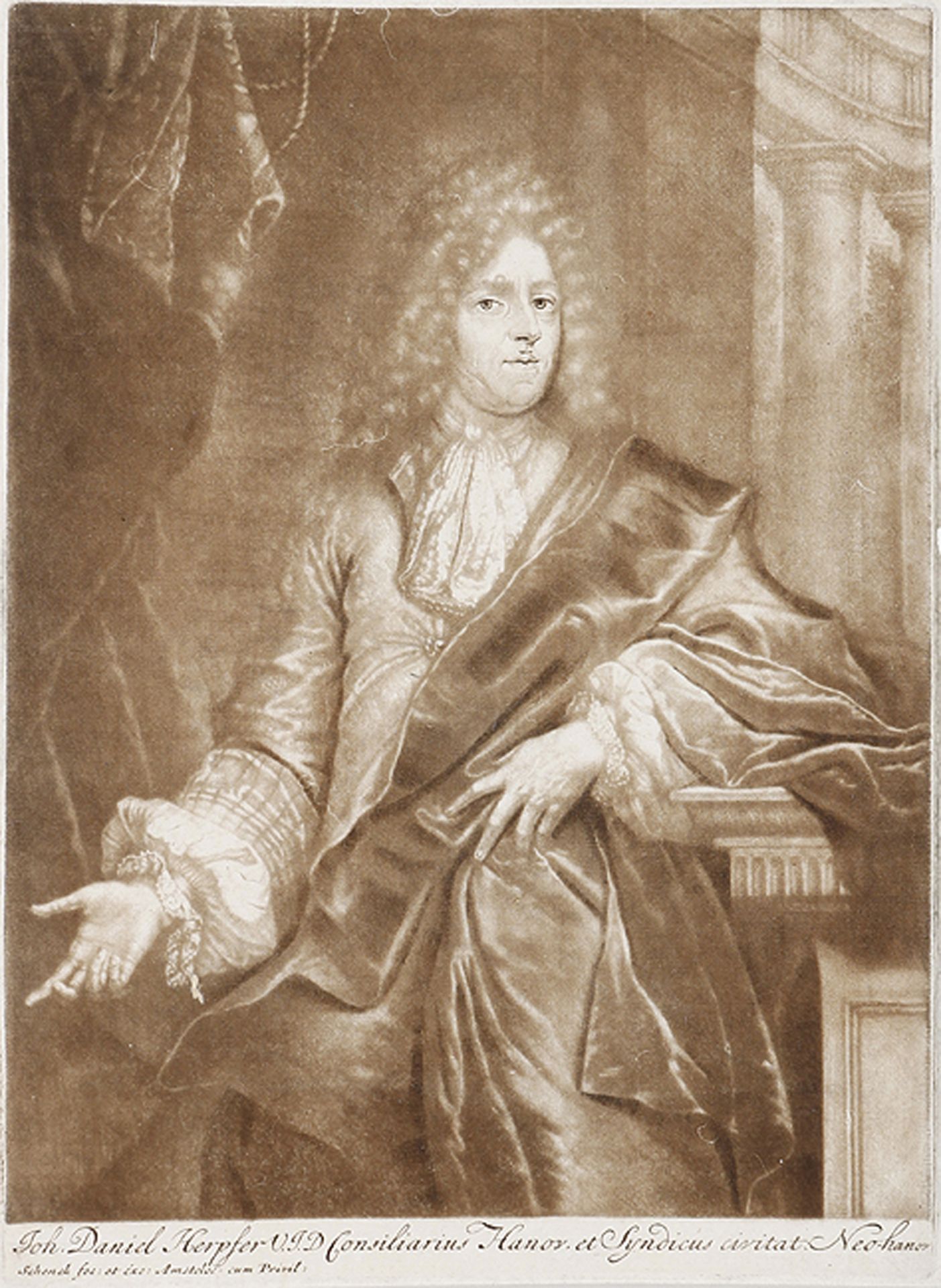 PIETER SCHENCK: Johann Daniel Herpfer.