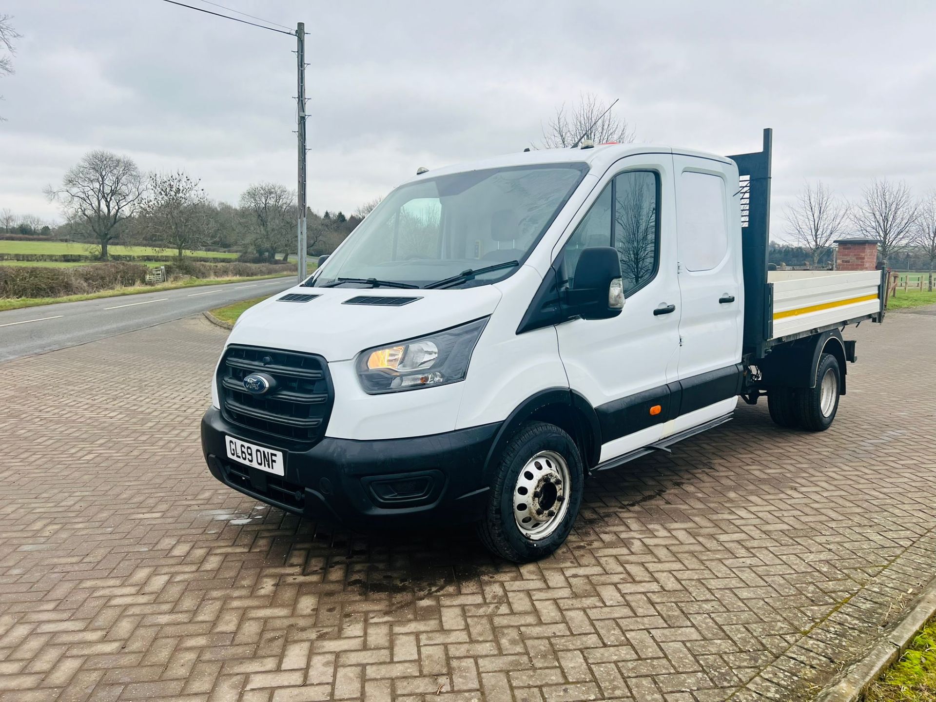 Ford Transit 350 L3 H1 2.0 TDCI Double Cab Tipper 2020 Year - Euro 6 - 1 Owner-SH Print - 57K Only - Image 5 of 20