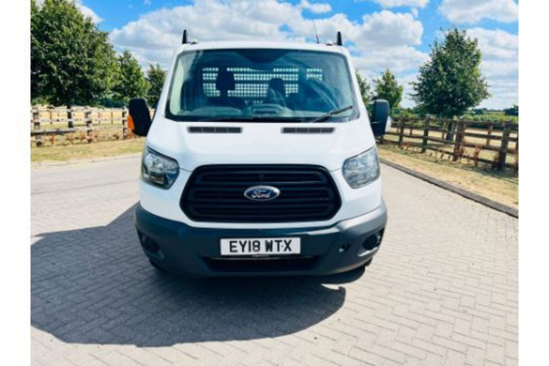 (RESERVE MET) FORD TRANSIT 2.0TDCI "130BHP" 14 FT ALLOY DROPSIDE TRUCK -2018 - 18 Reg - Image 2 of 20