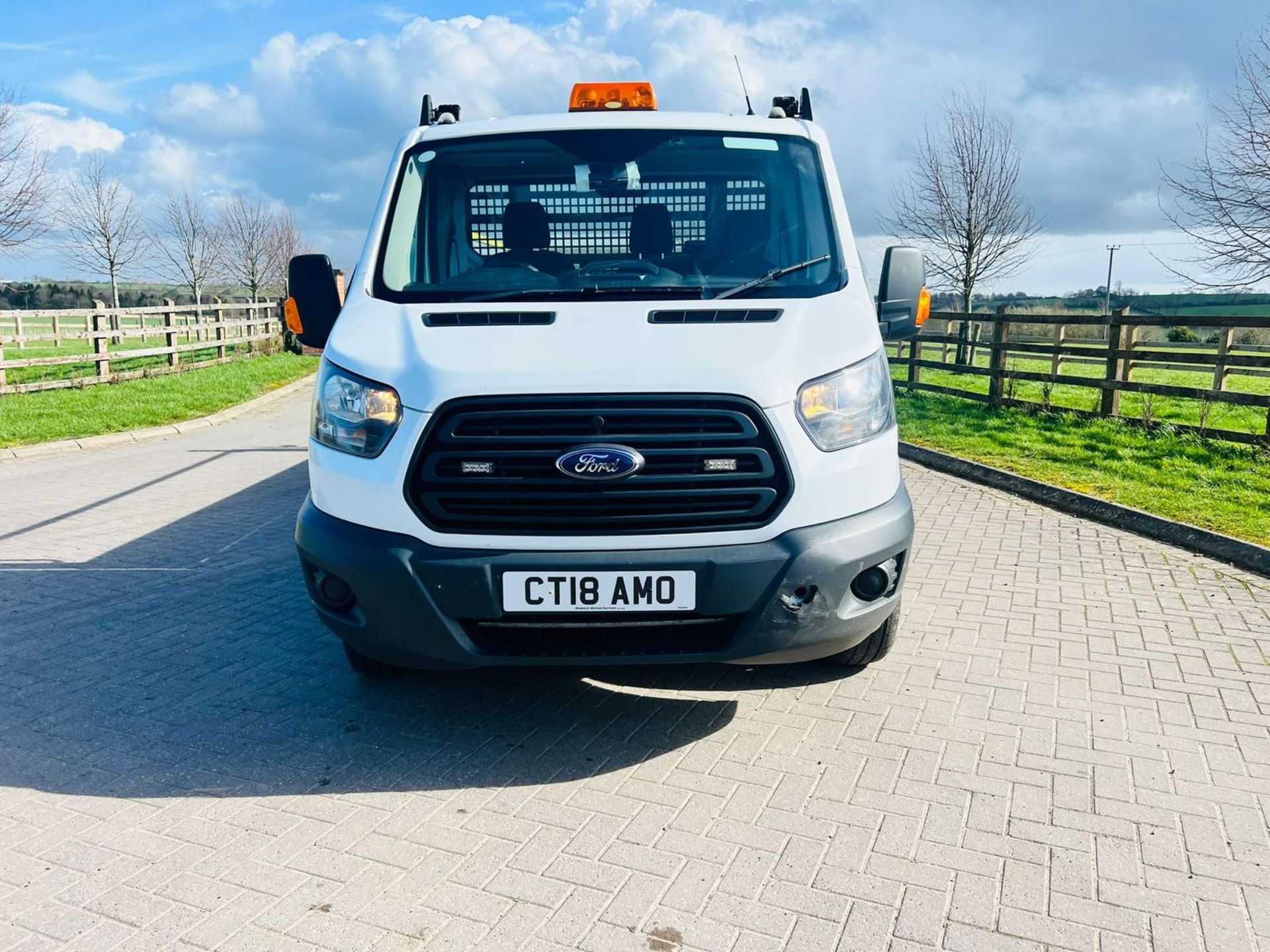 Ford Transit 2.0 TDCI (130) L4 H1 Long Wheel Base Dropside - Tail lift - 2018 18 Reg - SH Print - Image 3 of 22