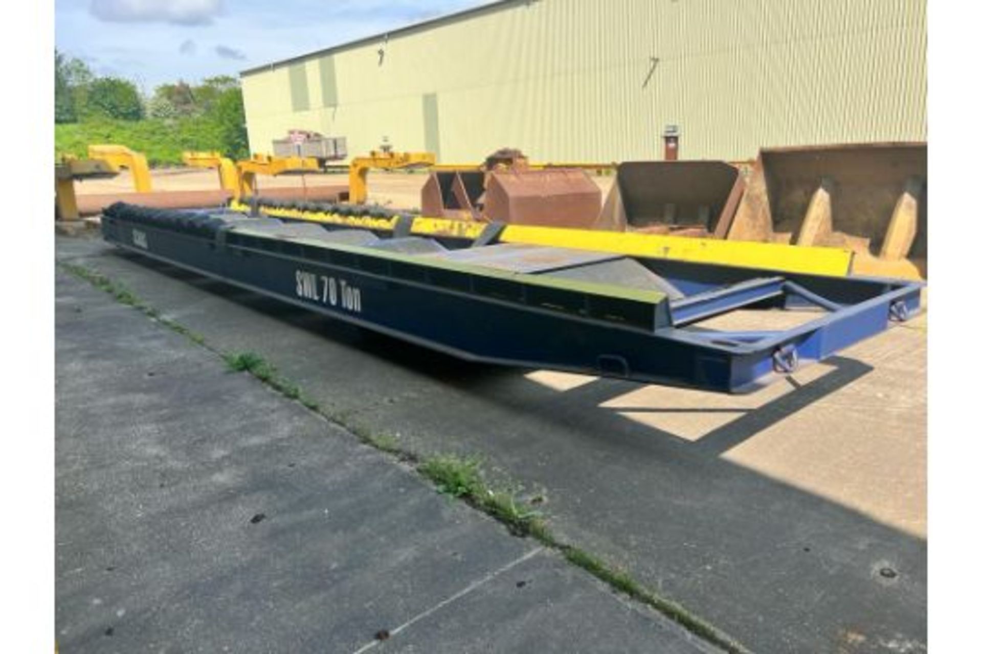 70 TON MAFFI TRAILER WITH KALMAR 32 TON GOOSE NECK - Image 8 of 10