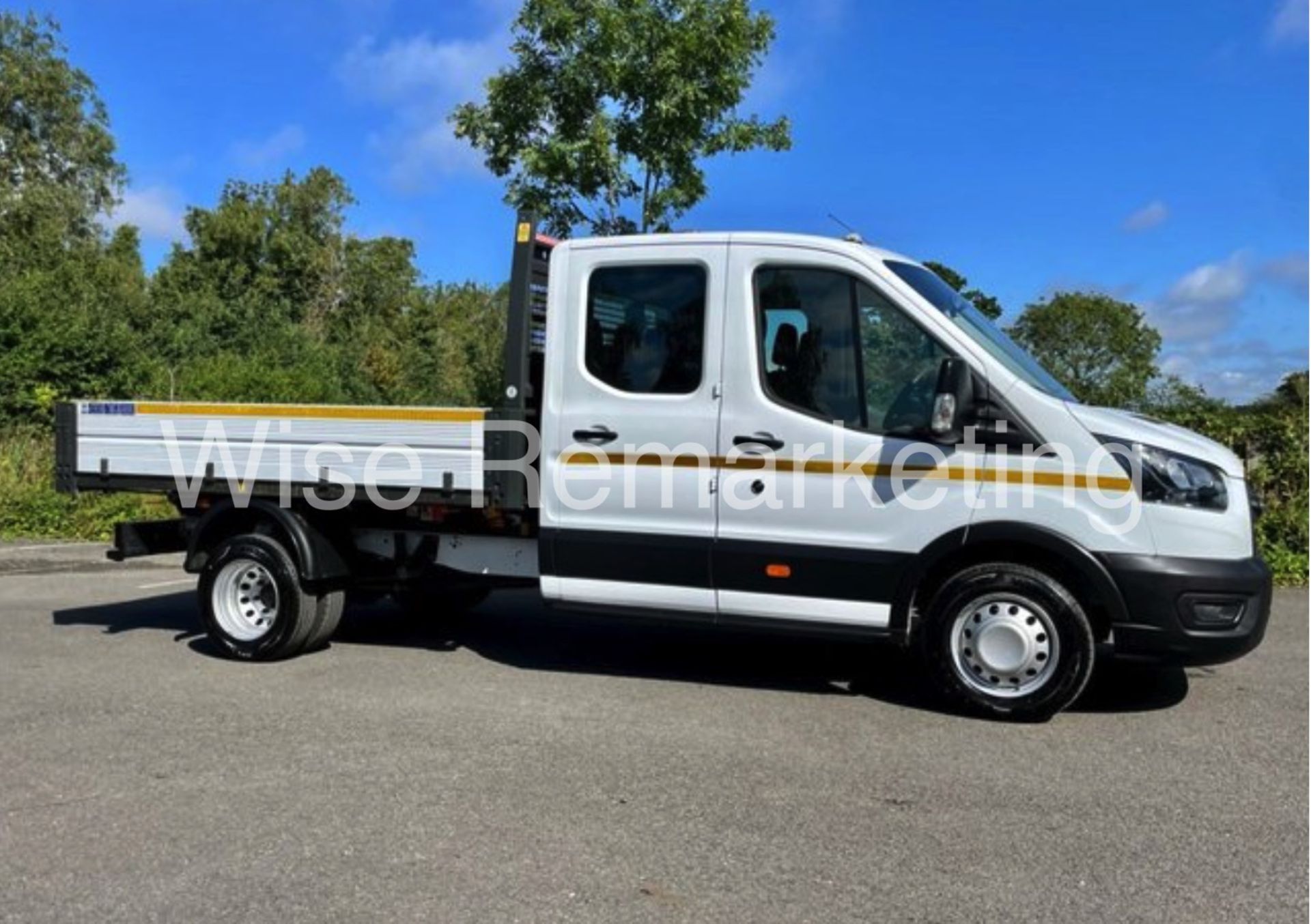 (RESERVE MET)FORD TRANSIT 130 T350 *LWB DOUBLE CAB TIPPER SIZE TRUCK* (2019 - EURO 6) 2.0 TDCI - Image 2 of 9
