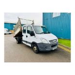 (RESERVE MET)Iveco Daily 2.3 TD 35C13 Double Cab Tipper - 2009 09 Reg - TRW - 7 Seater - 98k