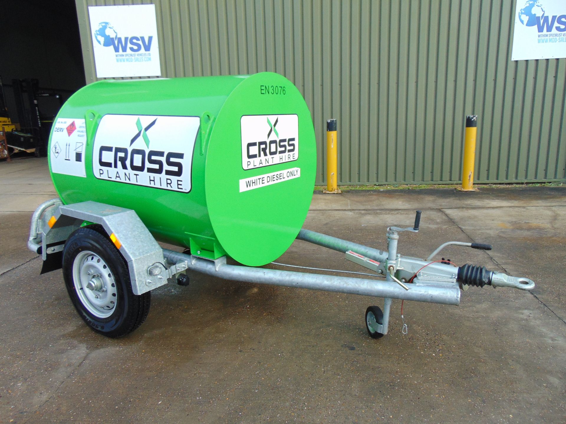Cross Plant Single Axle 1000 Litre Towable Bunded Fuel Bowser - Image 2 of 23