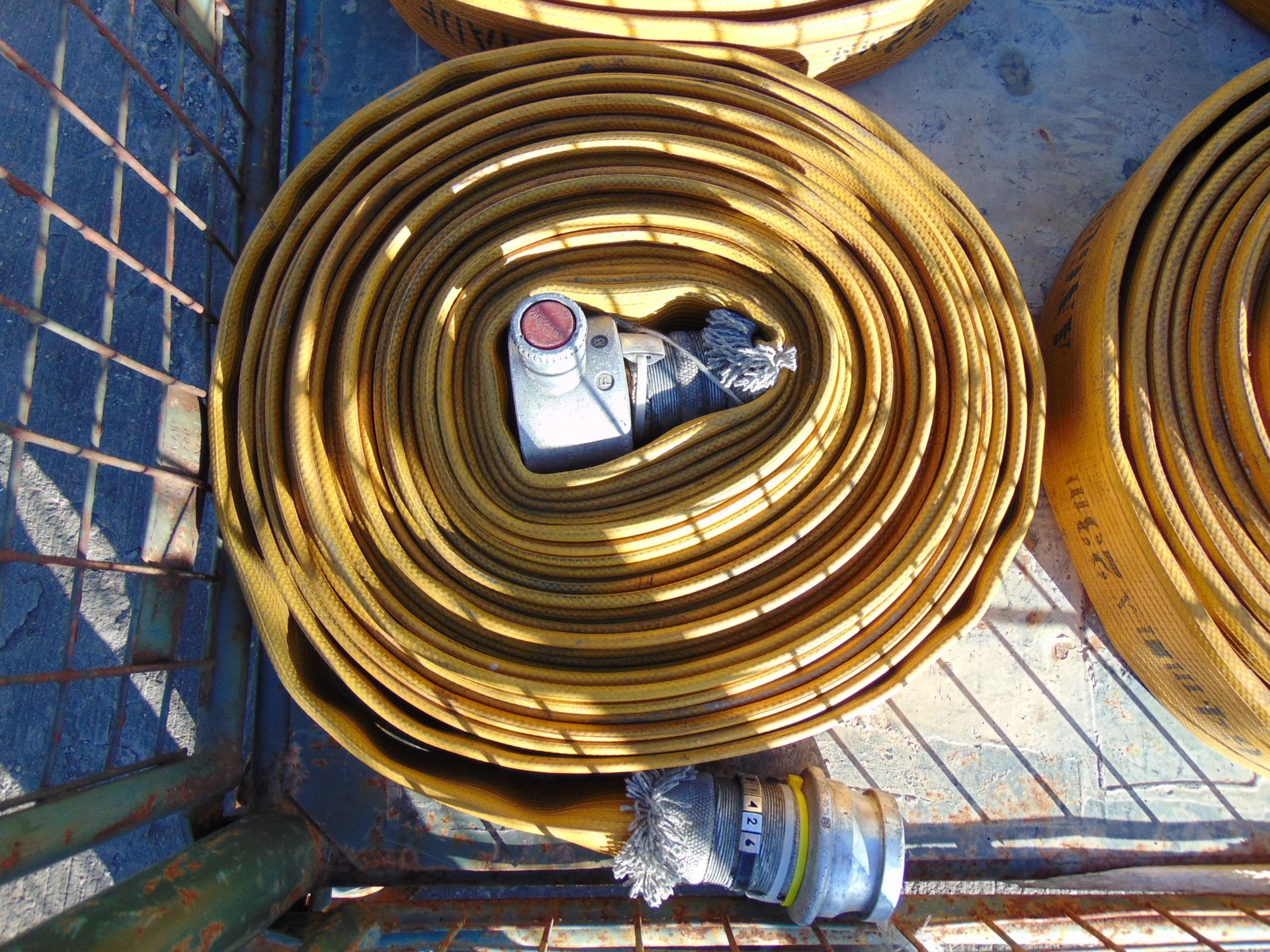 4 x Angus Layflat Fire Hoses with Couplings - Image 2 of 3