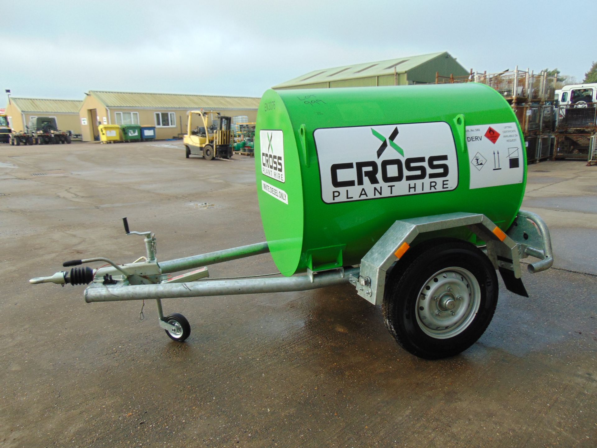 Cross Plant Single Axle 1000 Litre Towable Bunded Fuel Bowser - Image 6 of 23